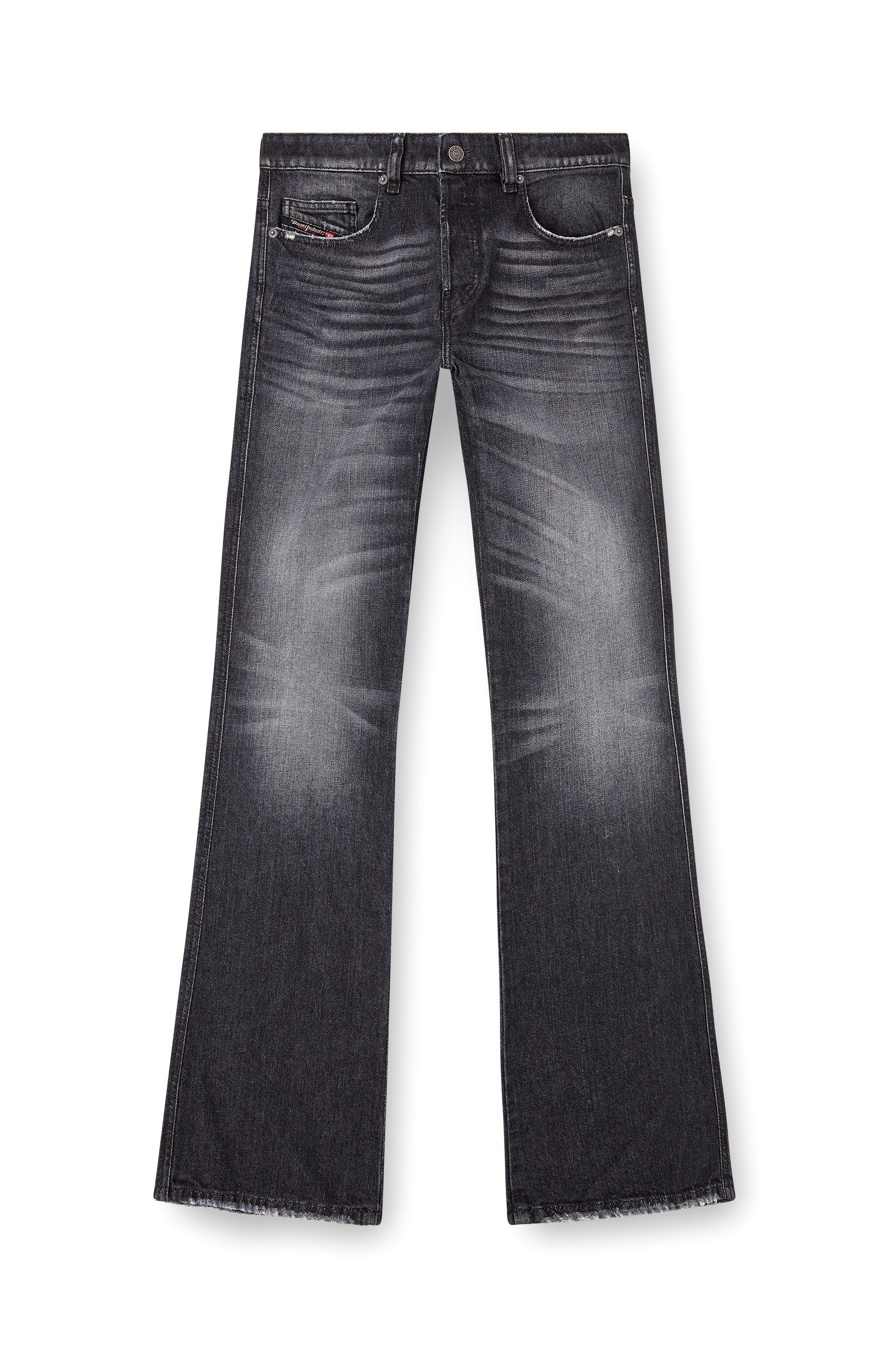 Bootcut Jeans 1998 D-Buck 09L50, Black/Dark grey Diesel - Man's Bootcut Jeans 1998 D-Buck 09L50, Black/Dark grey - 2