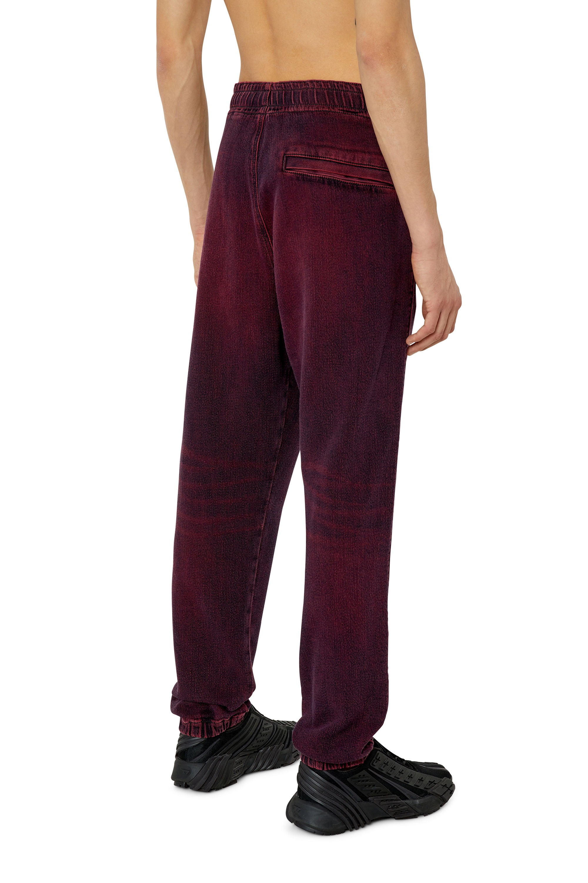 Diesel - D-Lab Track Denim 09G91 Tapered, Burgundy - Image 4