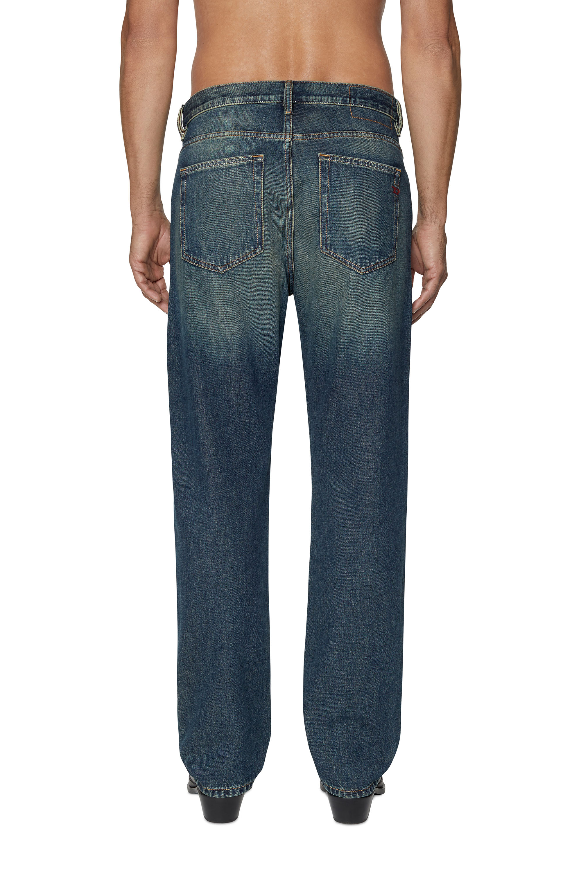 Diesel - 2020 D-Viker 09C04 Straight Jeans, Dark Blue - Image 2