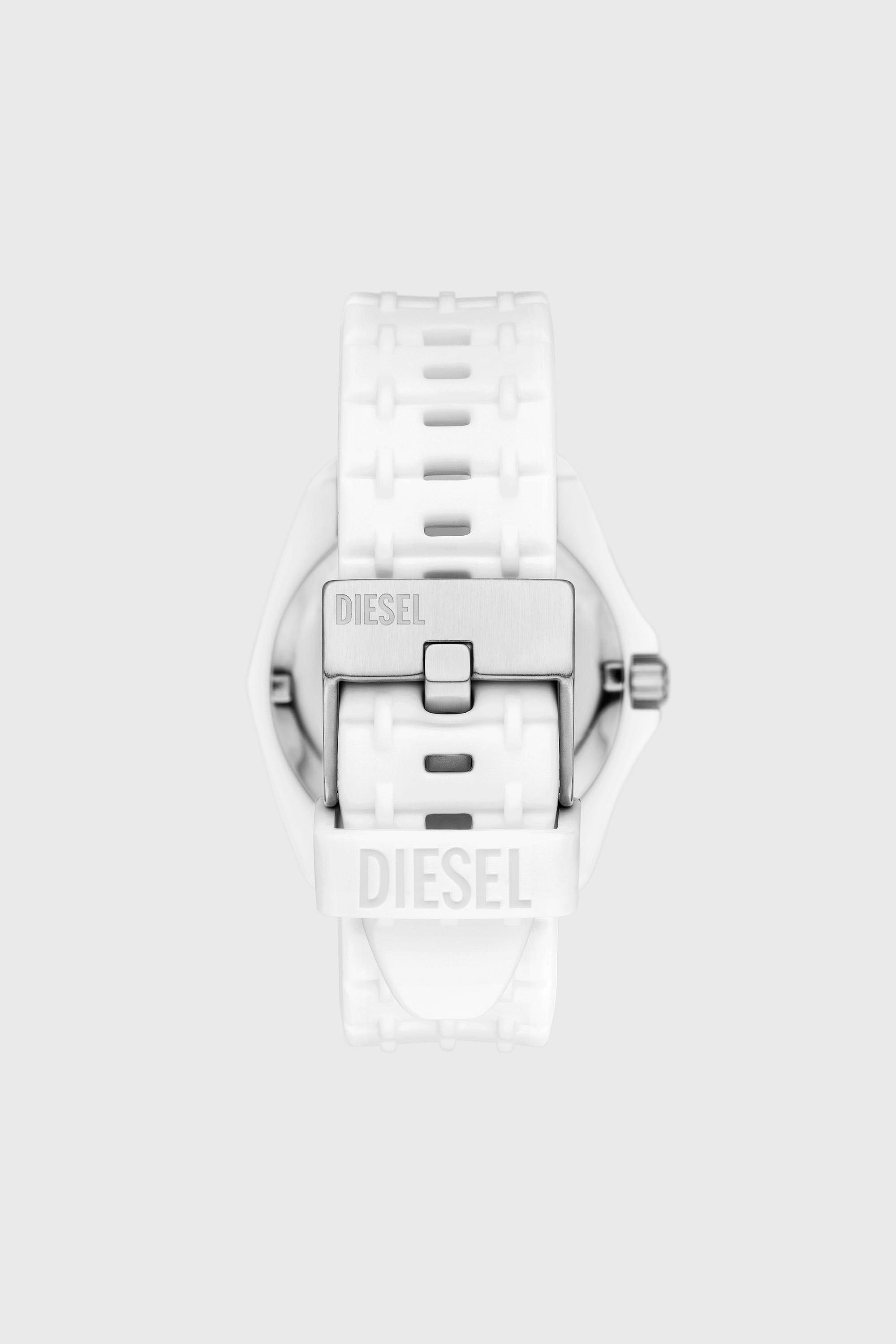 Diesel - DZ2244 WATCH, Man's Stinger white silicone watch in White - 2