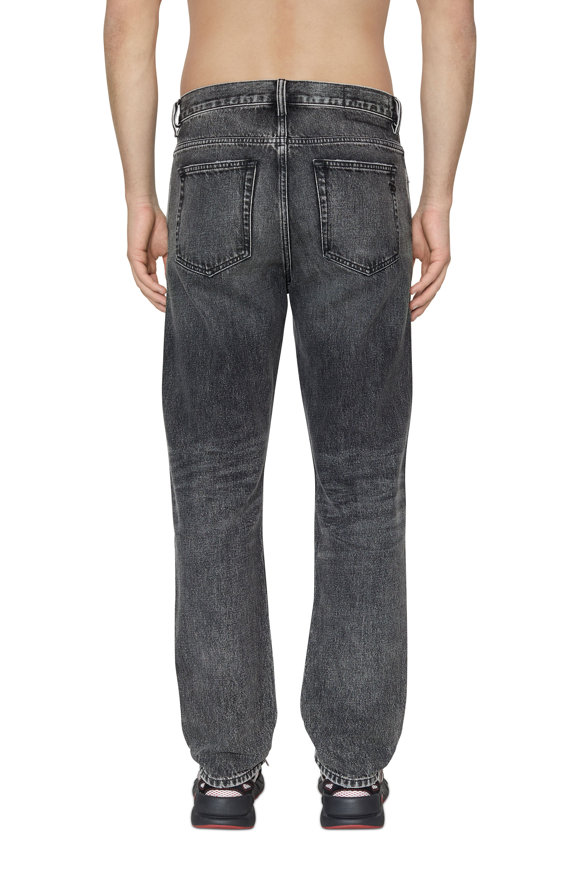 Diesel - 2020 D-Viker 007C4 Straight Jeans, Black/Dark grey - Image 2