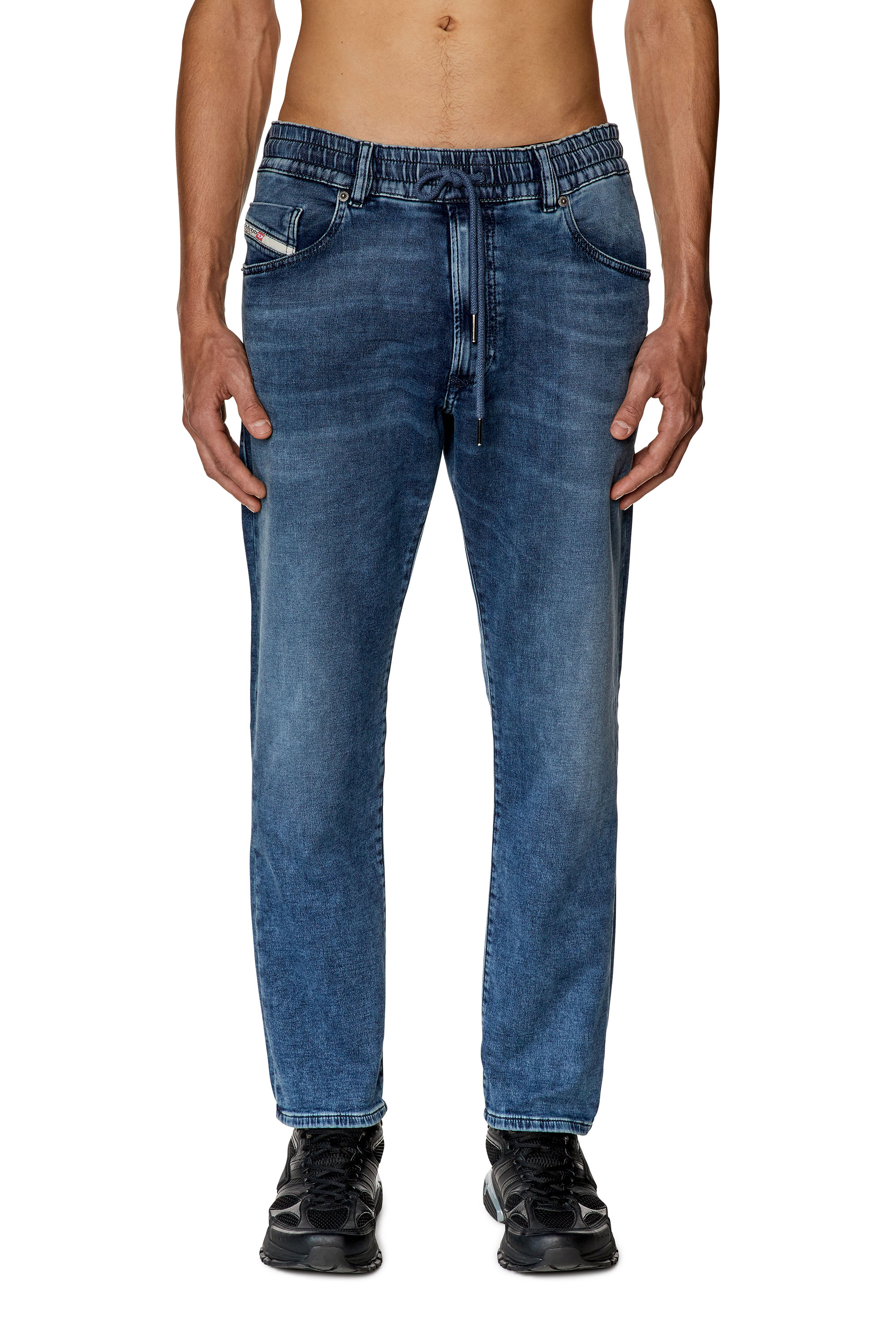 Diesel - Krooley JoggJeans® 068FJ Tapered, Medium blue - Image 1