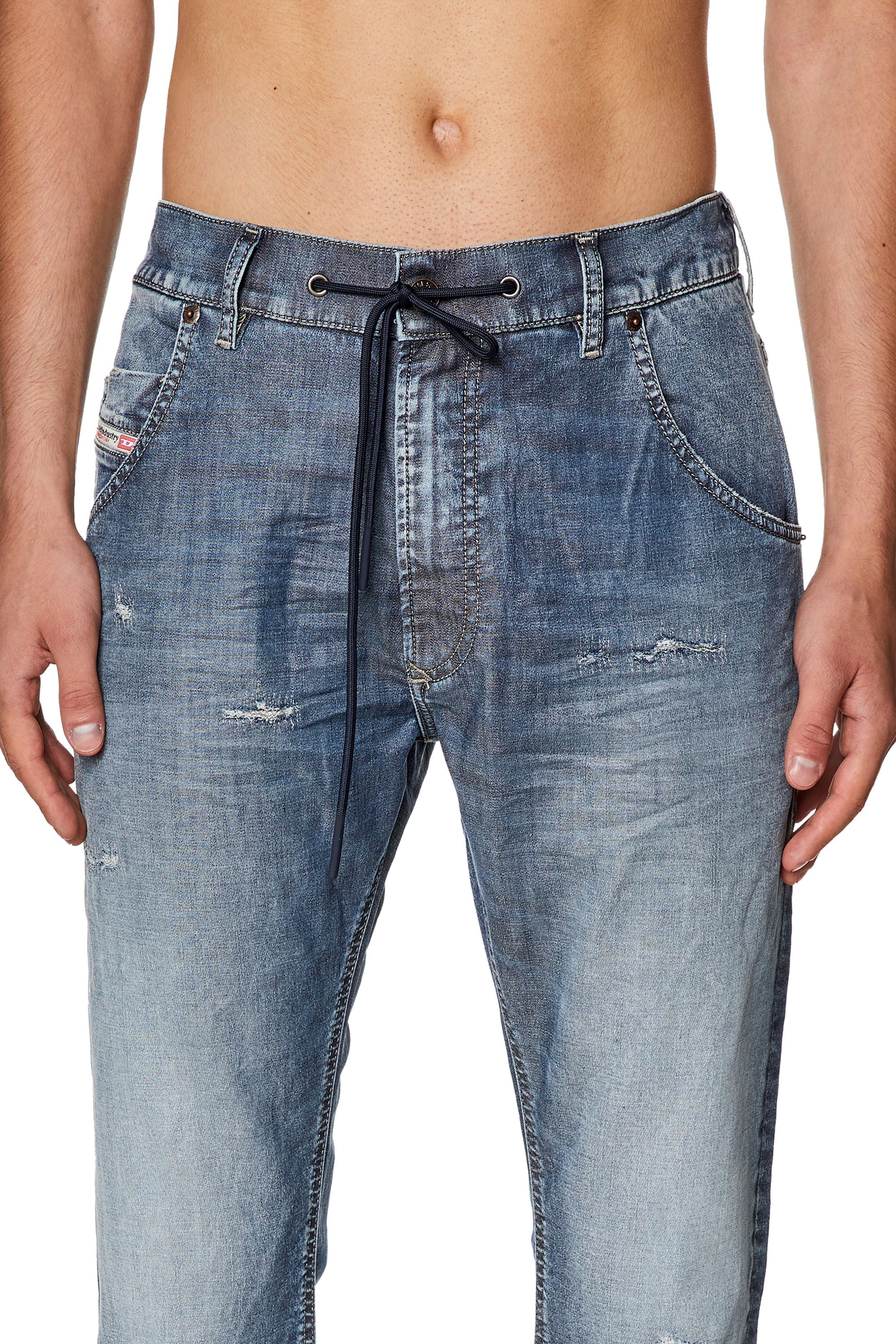 Diesel - Krooley JoggJeans® E9H13 Tapered, Medium blue - Image 3