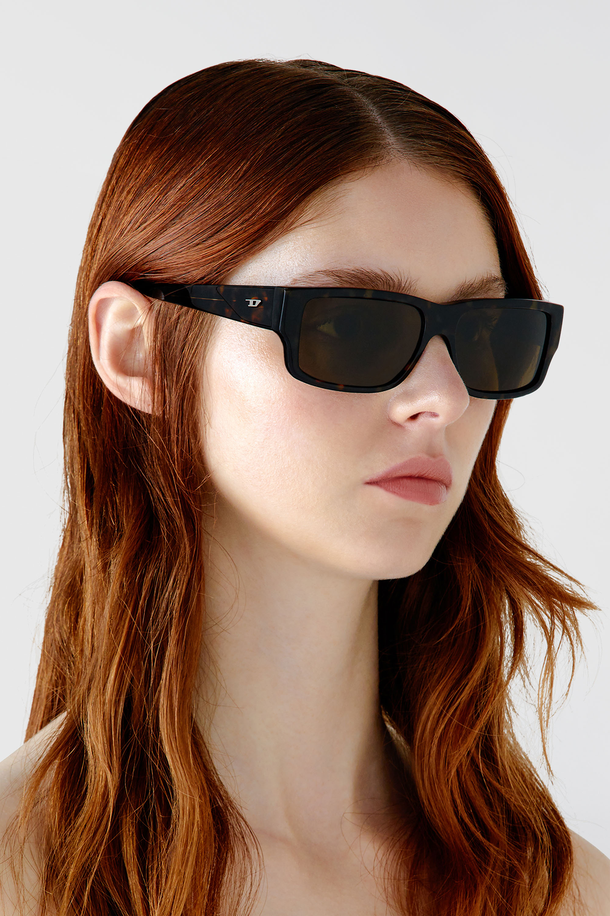 Diesel - 0DL2003 SIZE 57, Man's Rectangle sunglasses in Brown - 6