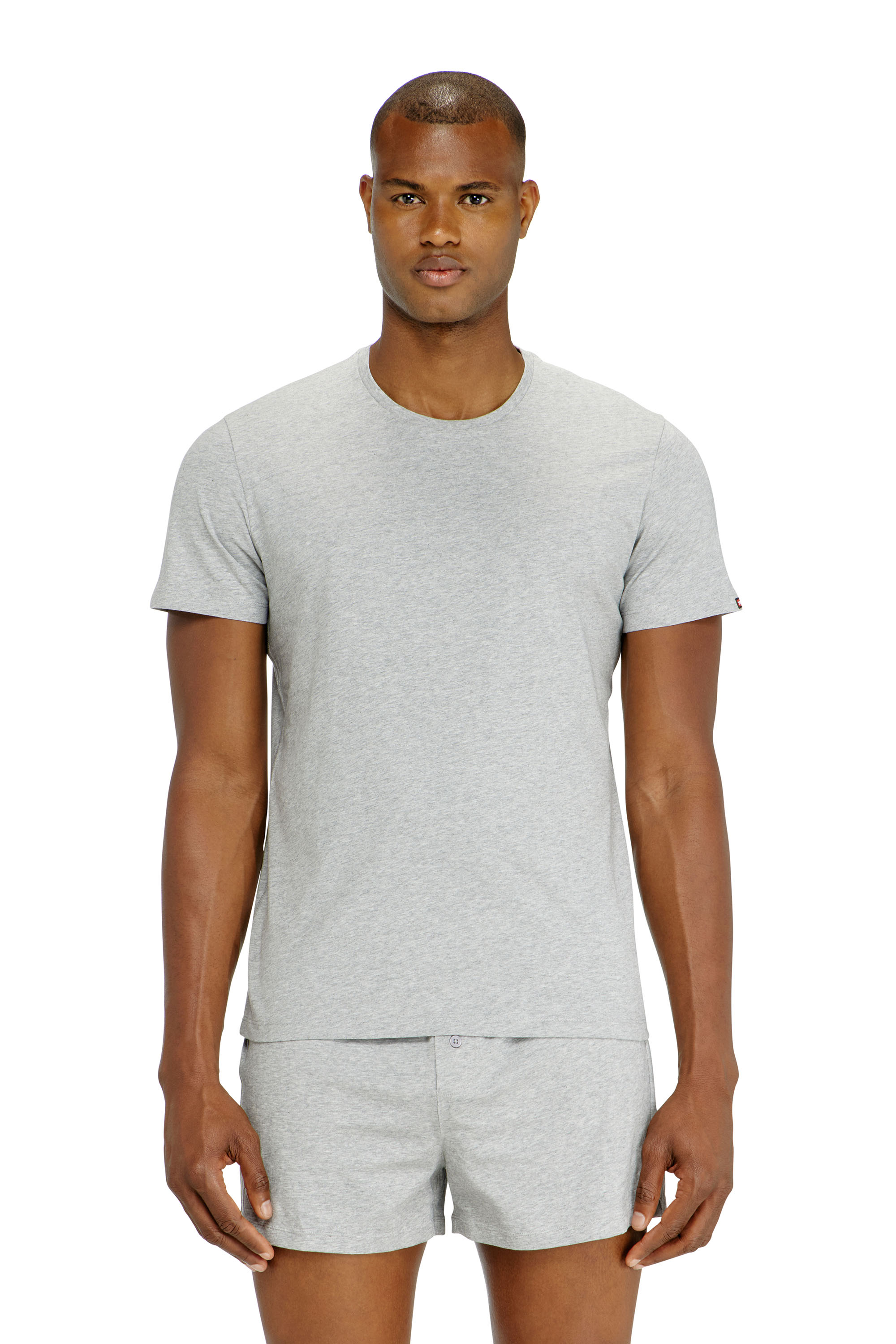 Diesel - RANDAL-D-CORE-3PACK, Man's Set of 3 cotton T-shirts in White/Grey - 3