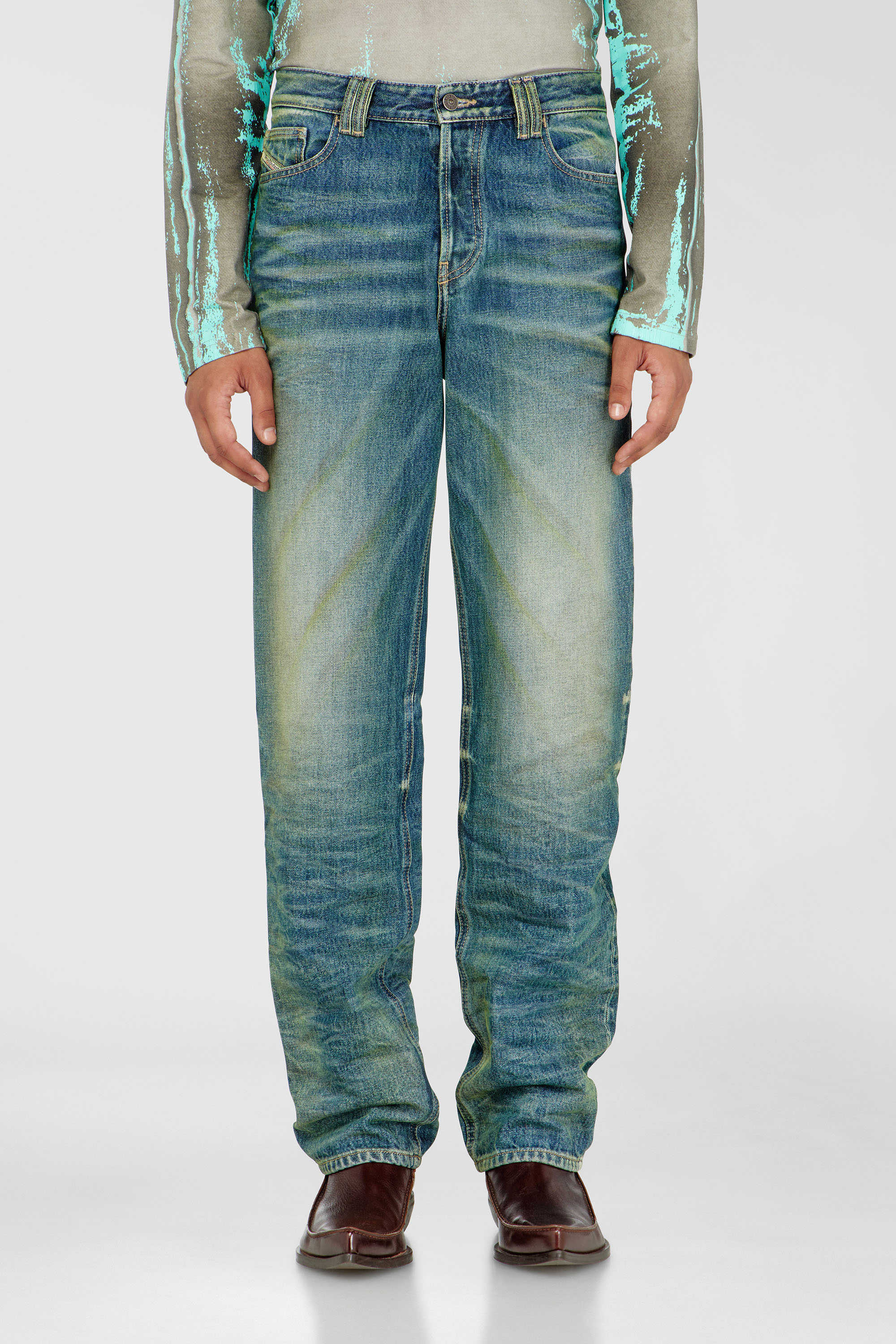 Diesel - Man's Regular Jeans 1991 D-Voeed 007FV, Medium blue - 4