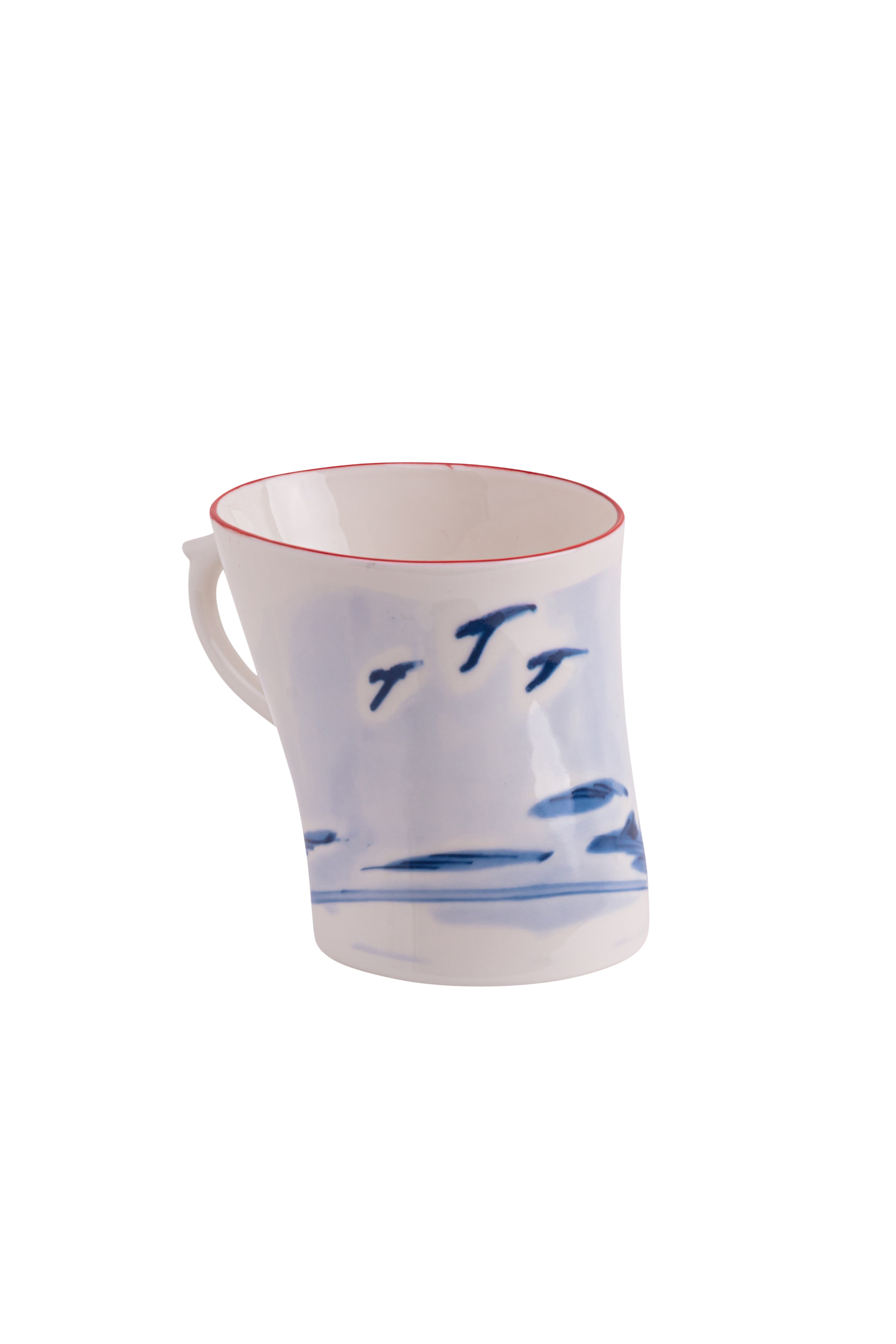 Diesel - 11259 PORCELAIN MUG "CLASSIC ON ACID" -, Unisex's Porcelain mug in White/Blue - 4