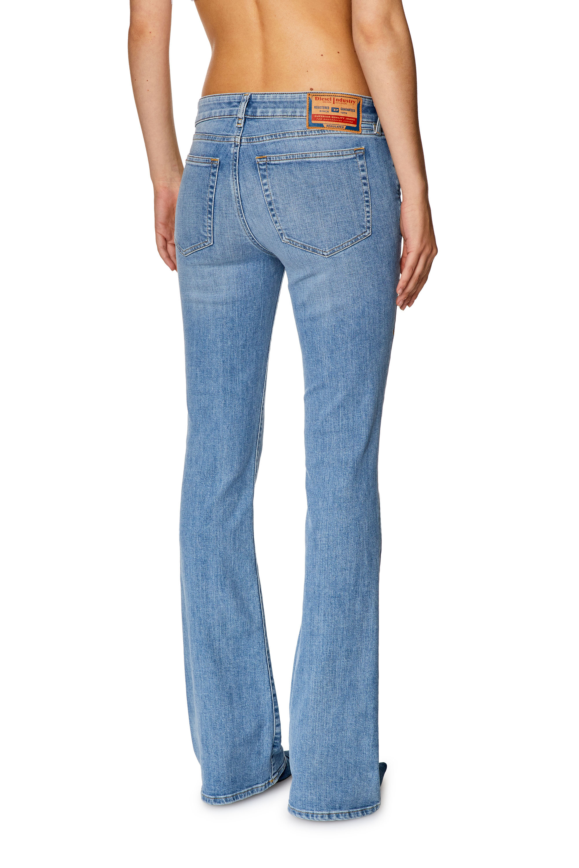 Diesel - 1969 D-Ebbey 09F76 Bootcut and Flare Jeans, Light Blue - Image 2