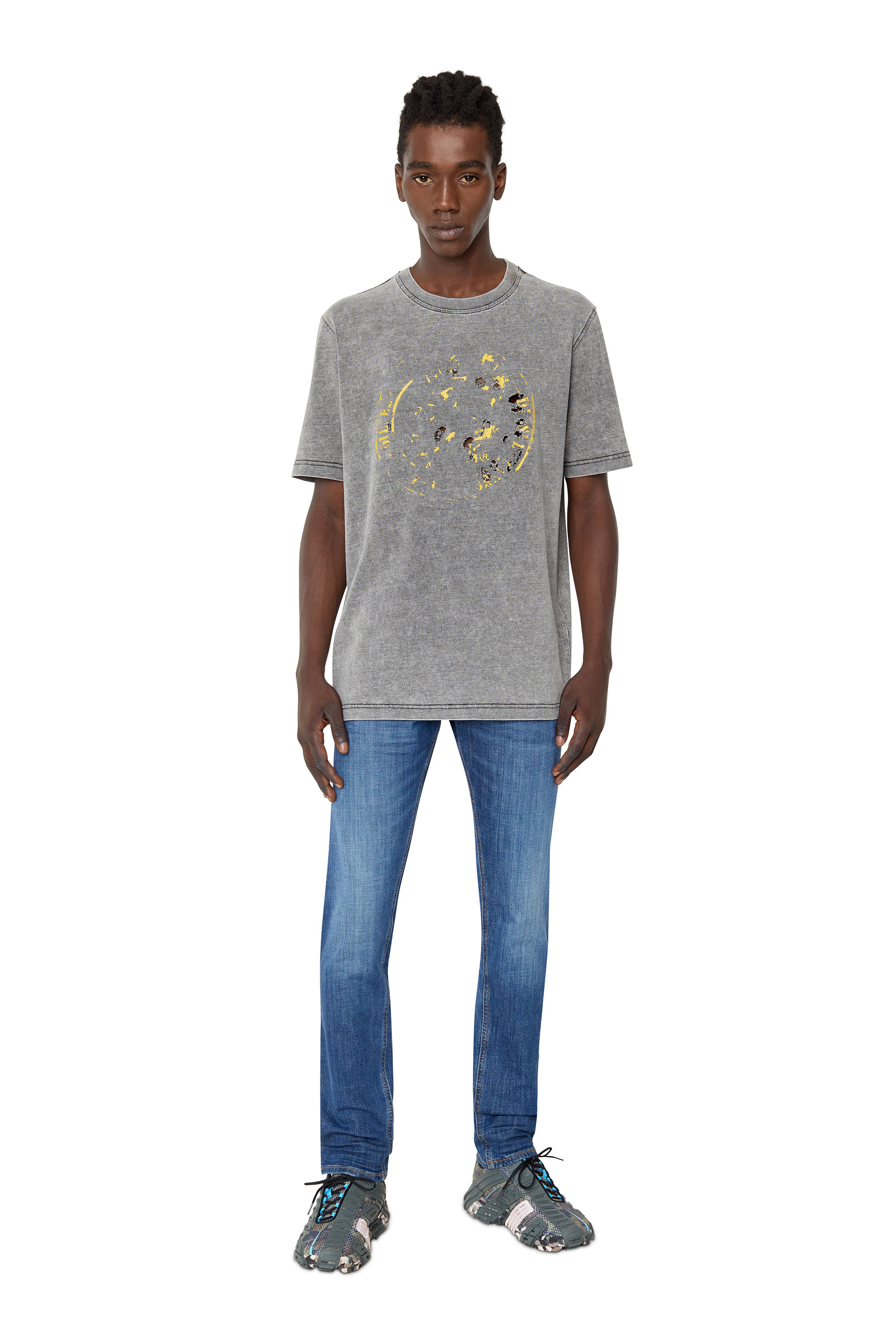 Diesel - D-Luster 0IHAR Slim Jeans, Dark Blue - Image 5