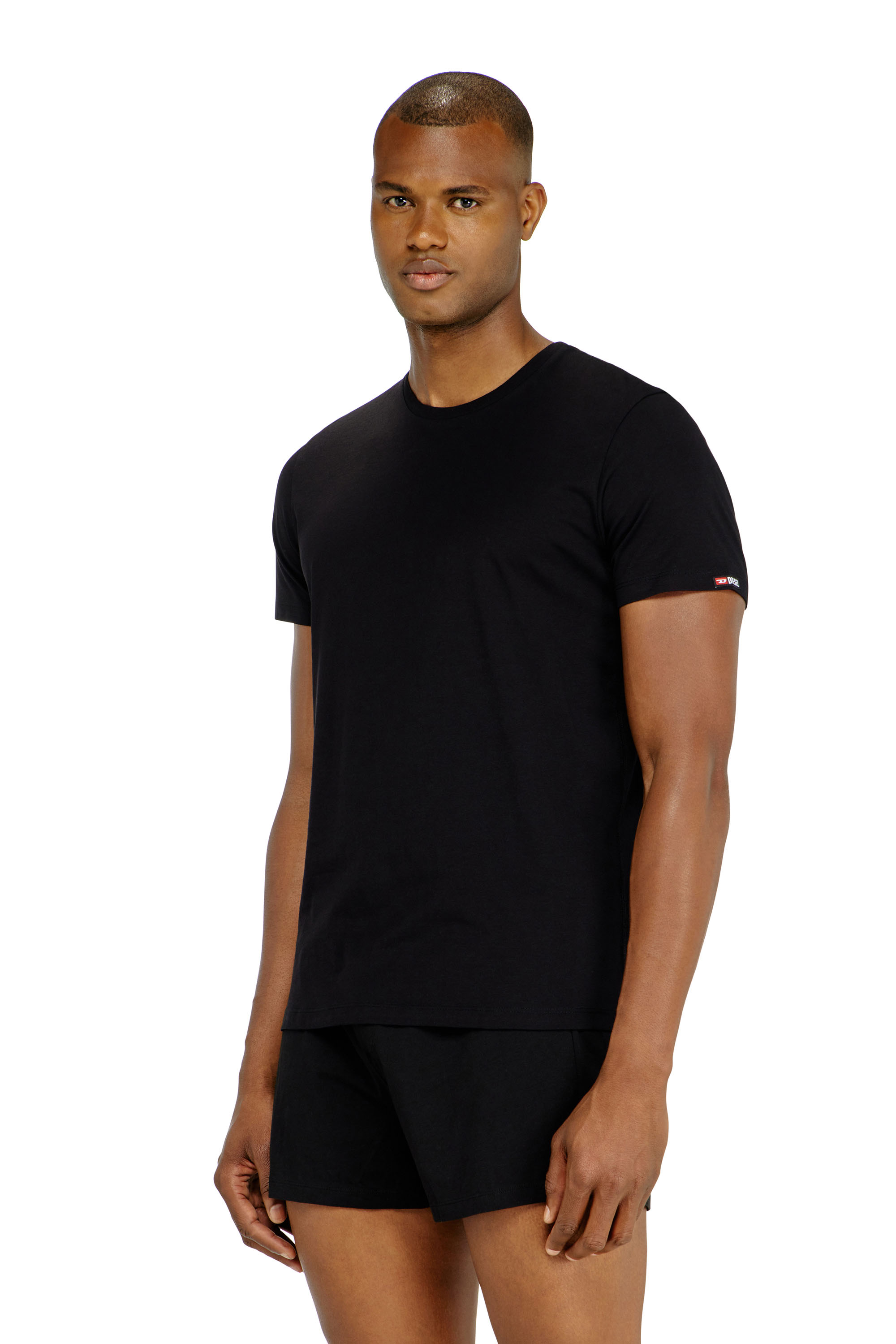 Diesel - RANDAL-D-CORE-3PACK, Man's Set of 3 cotton T-shirts in Black - 3