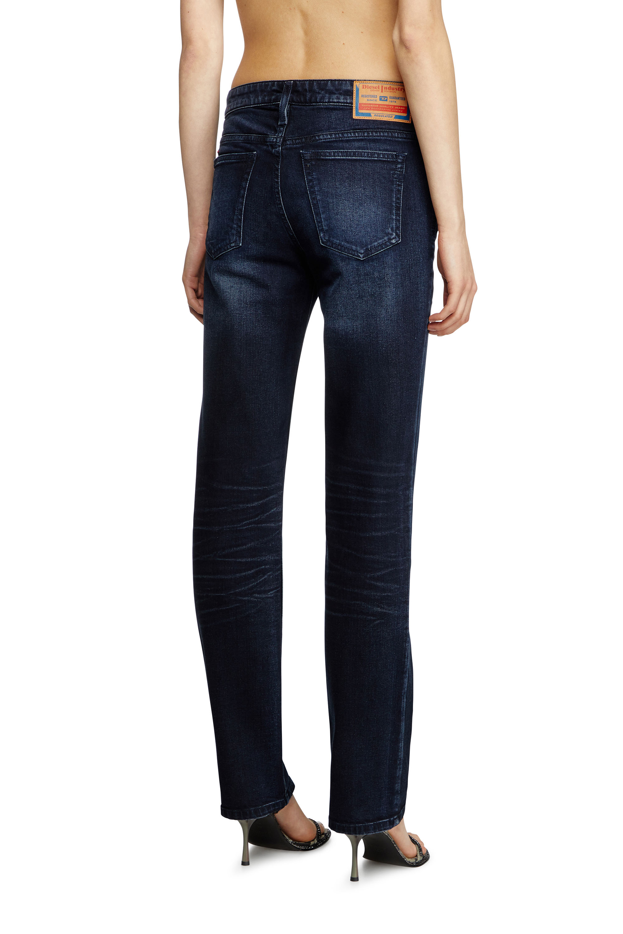 Diesel - Woman's Regular Jeans 1989 D-Mine 0BMBX, Dark Blue - 4