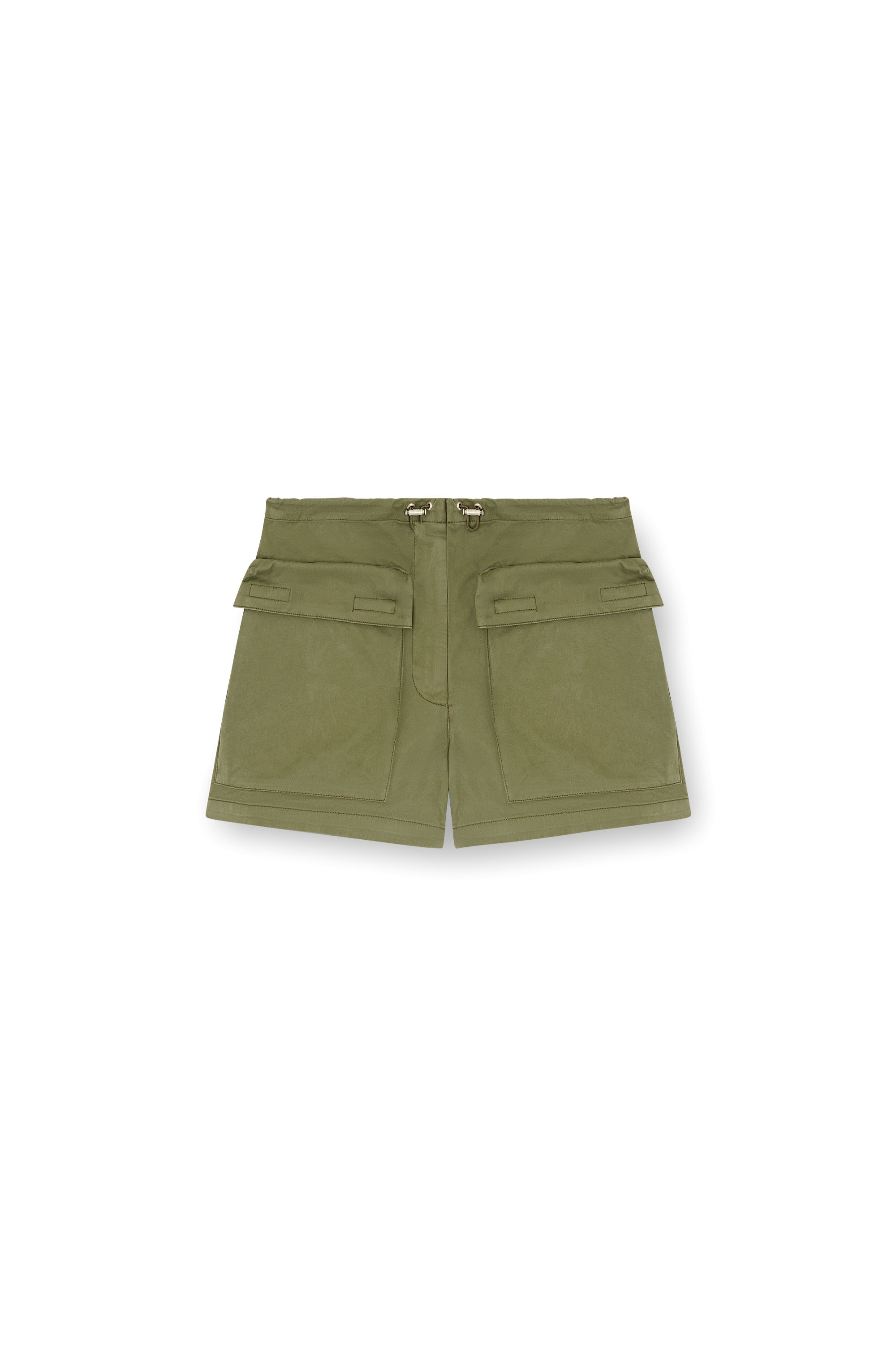 Diesel - S-ENESIS, Woman's Utility shorts in Military Green - 4