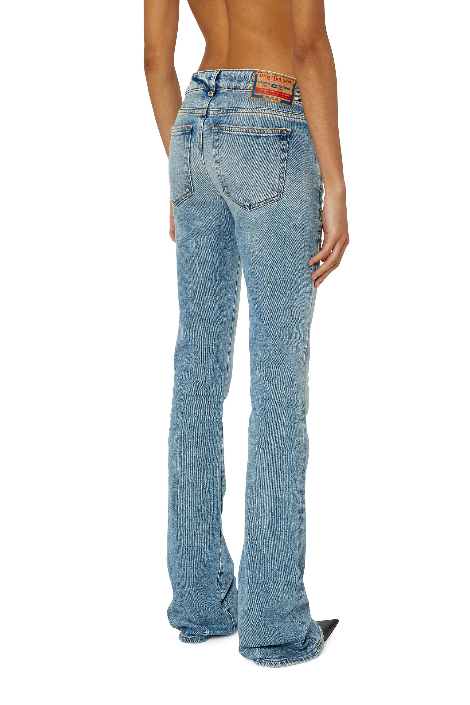 Diesel - 1969 D-EBBEY 09E86 Bootcut and Flare Jeans, Light Blue - Image 4