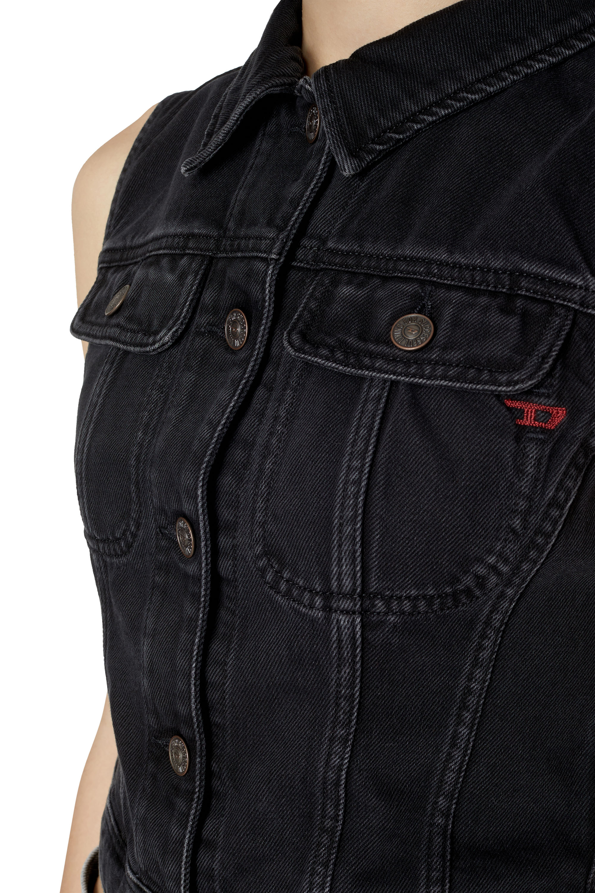 Diesel - DE-SLIMMY-SM, Black/Dark grey - Image 3