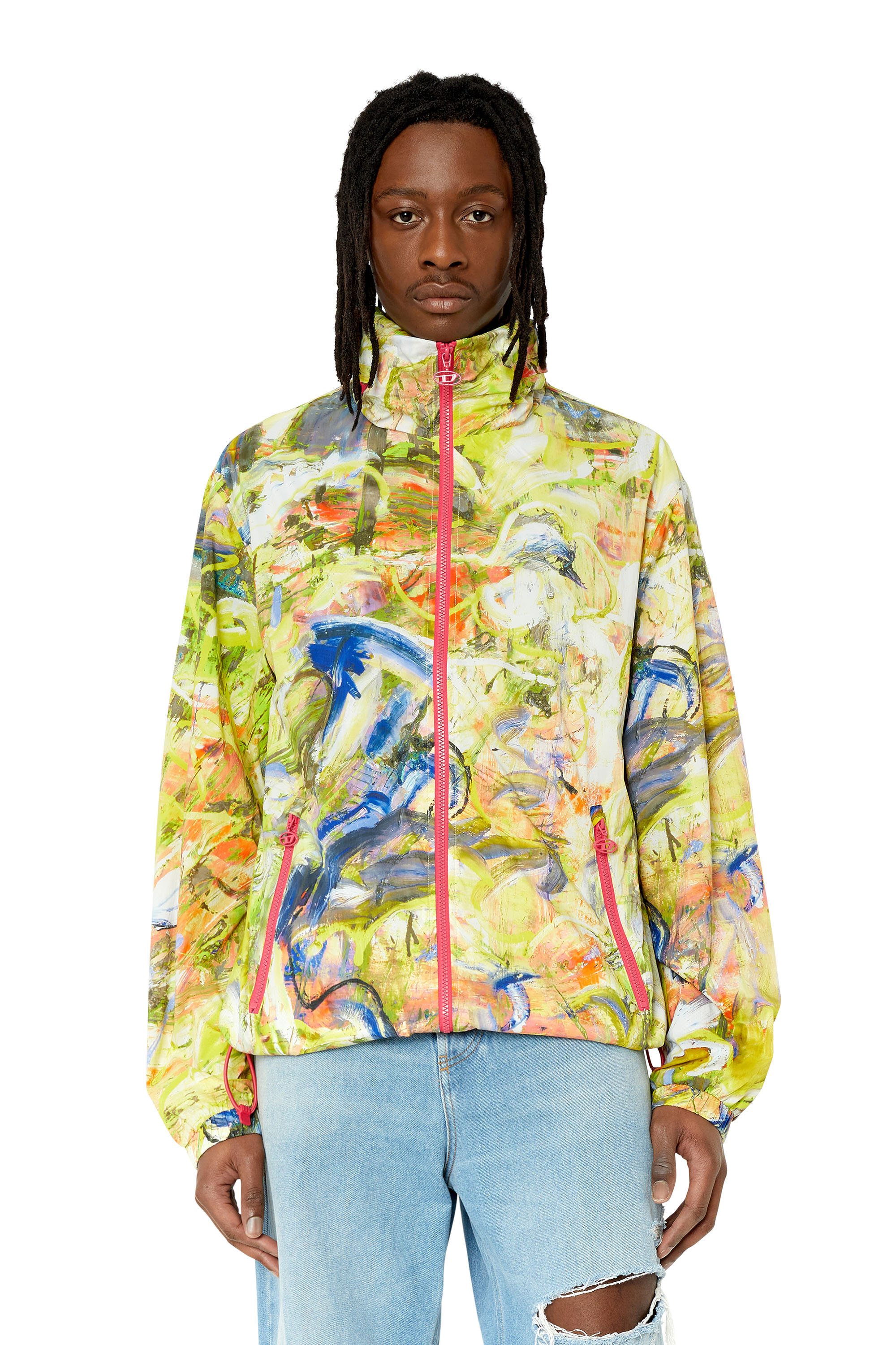 Diesel - J-WARREL-PRINT, White/Yellow - Image 1