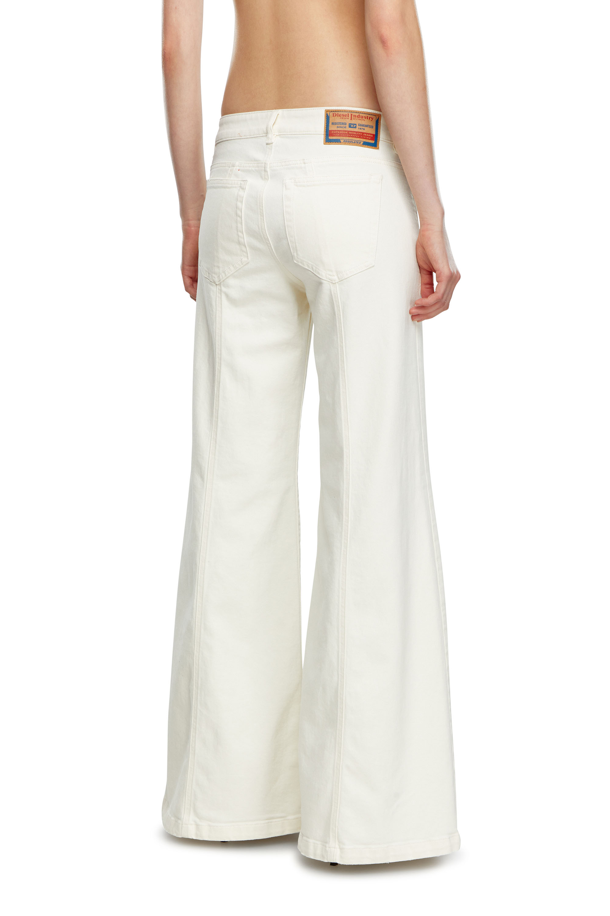 Diesel - Woman Bootcut and Flare Jeans D-Akii 09J68, White - Image 3