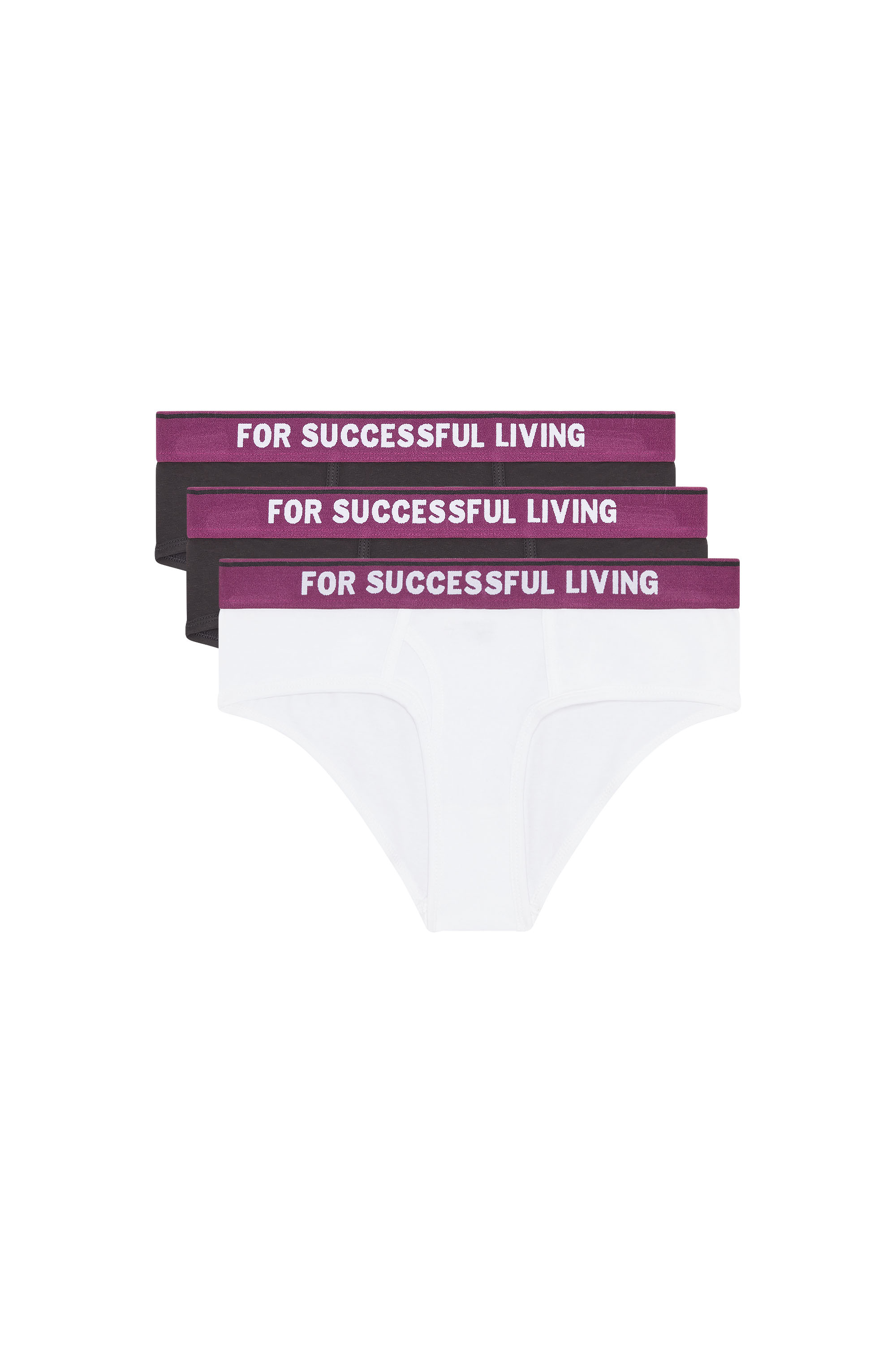 UFPN-OXYS-THREEPACK, Black/White - Panties