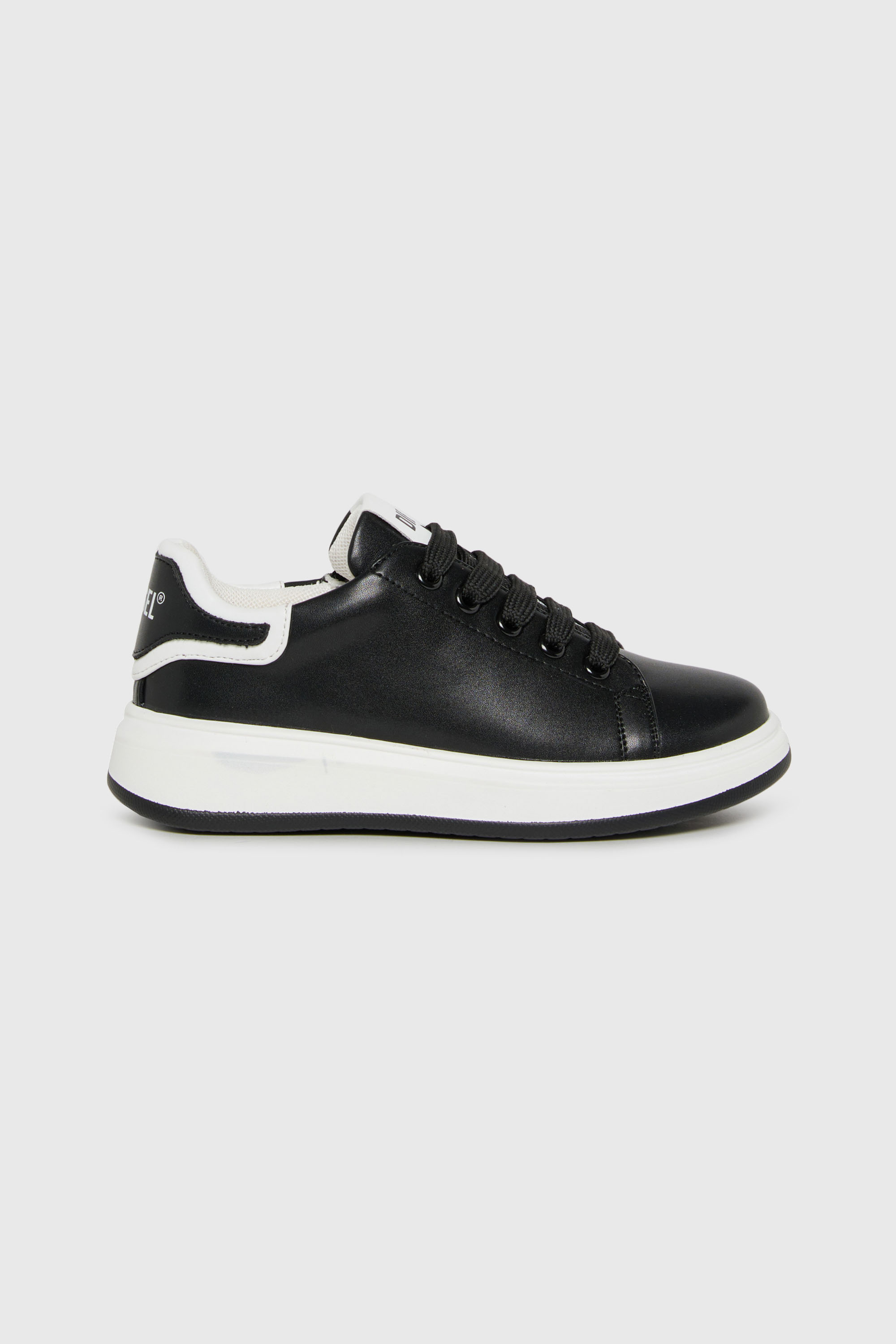 Diesel - S-MEQUIPLA, Unisex's S-MEQUIPLA-Sneakers with contrast trims in Black - 1