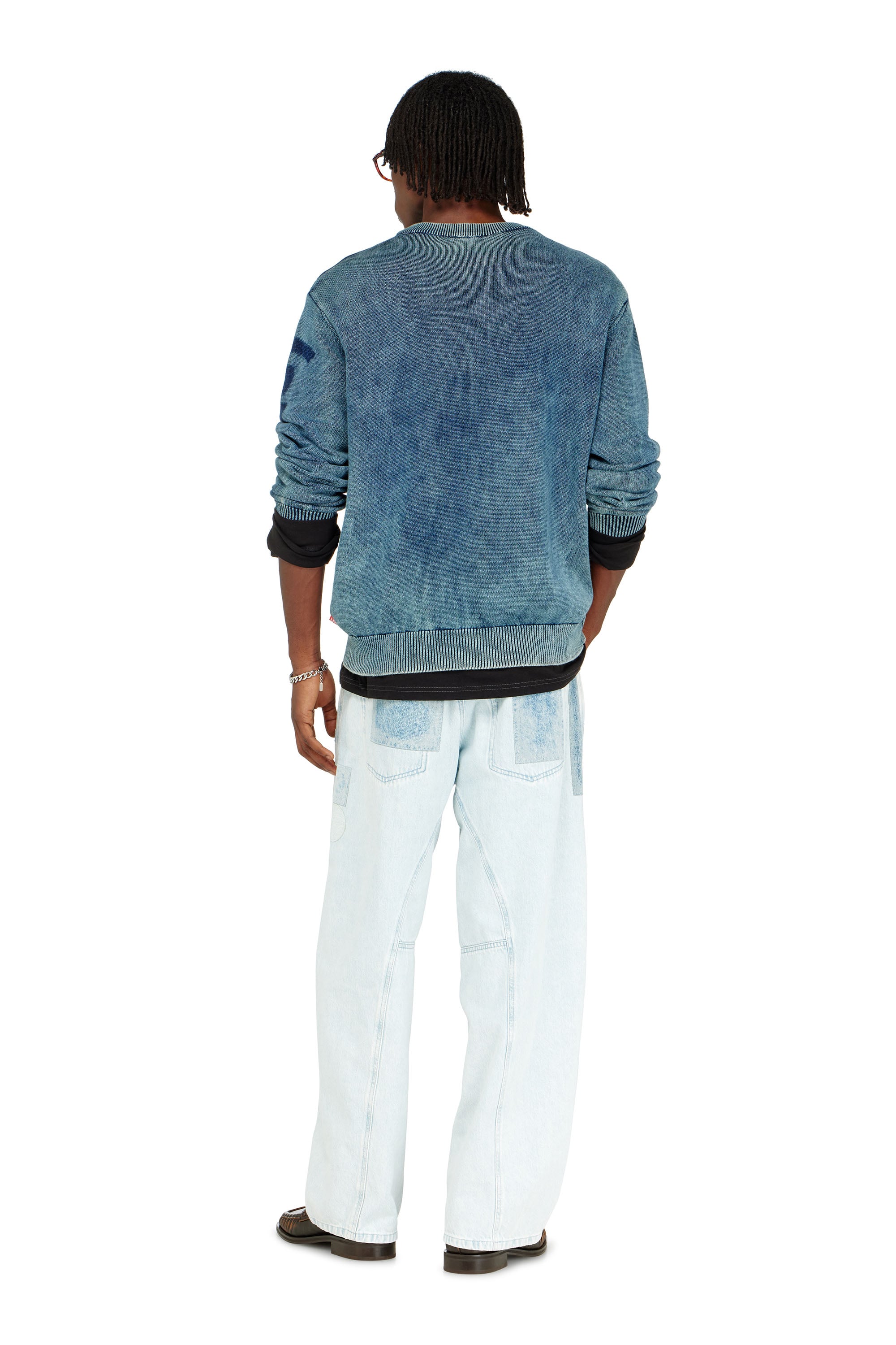 Diesel - Unisex's Relaxed Jeans 1997 D-Enim-M 0IFBQ, Light Blue - 3
