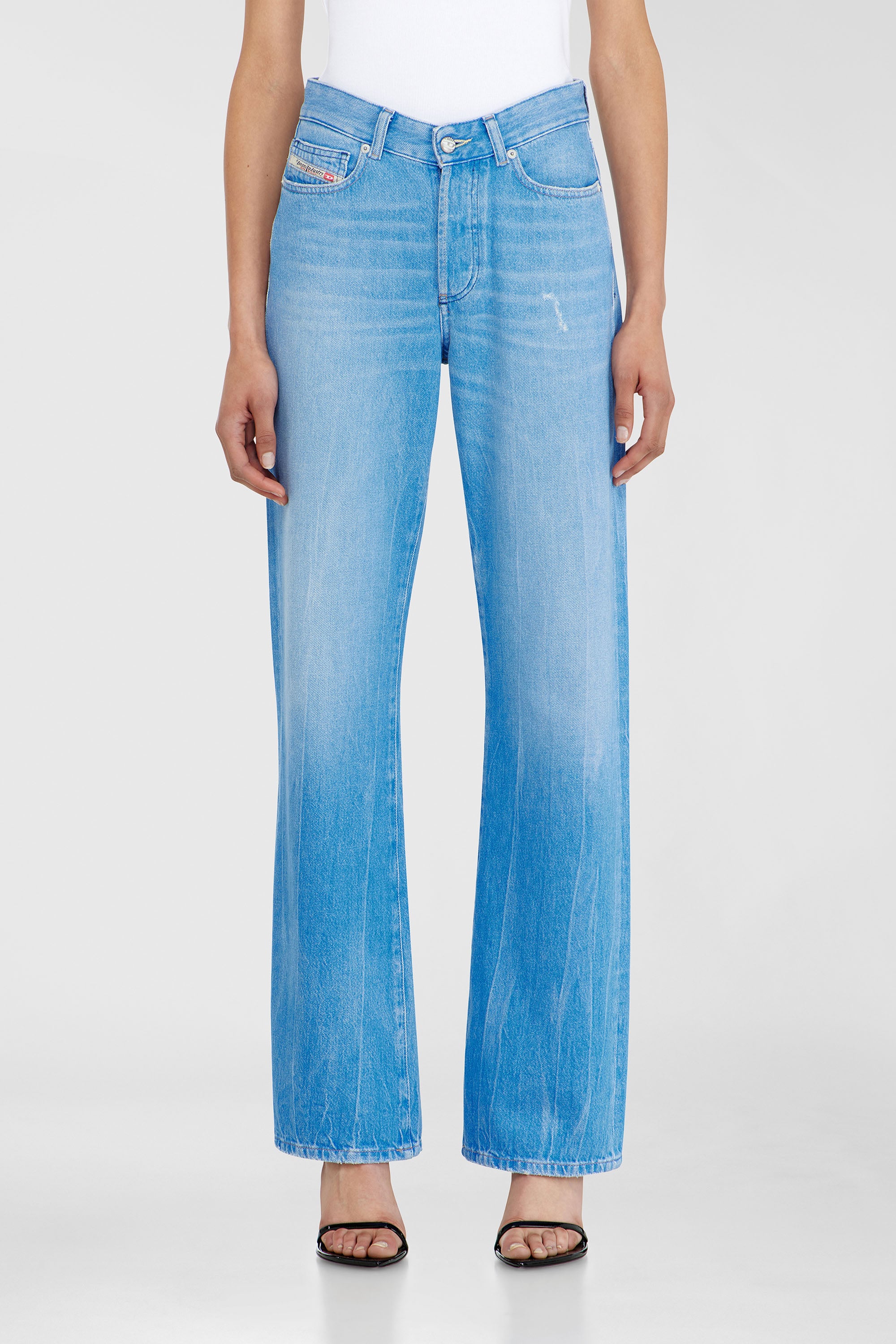 Diesel - Woman's Regular Jeans 1971 D-Sent 09P88, Light Blue - 2