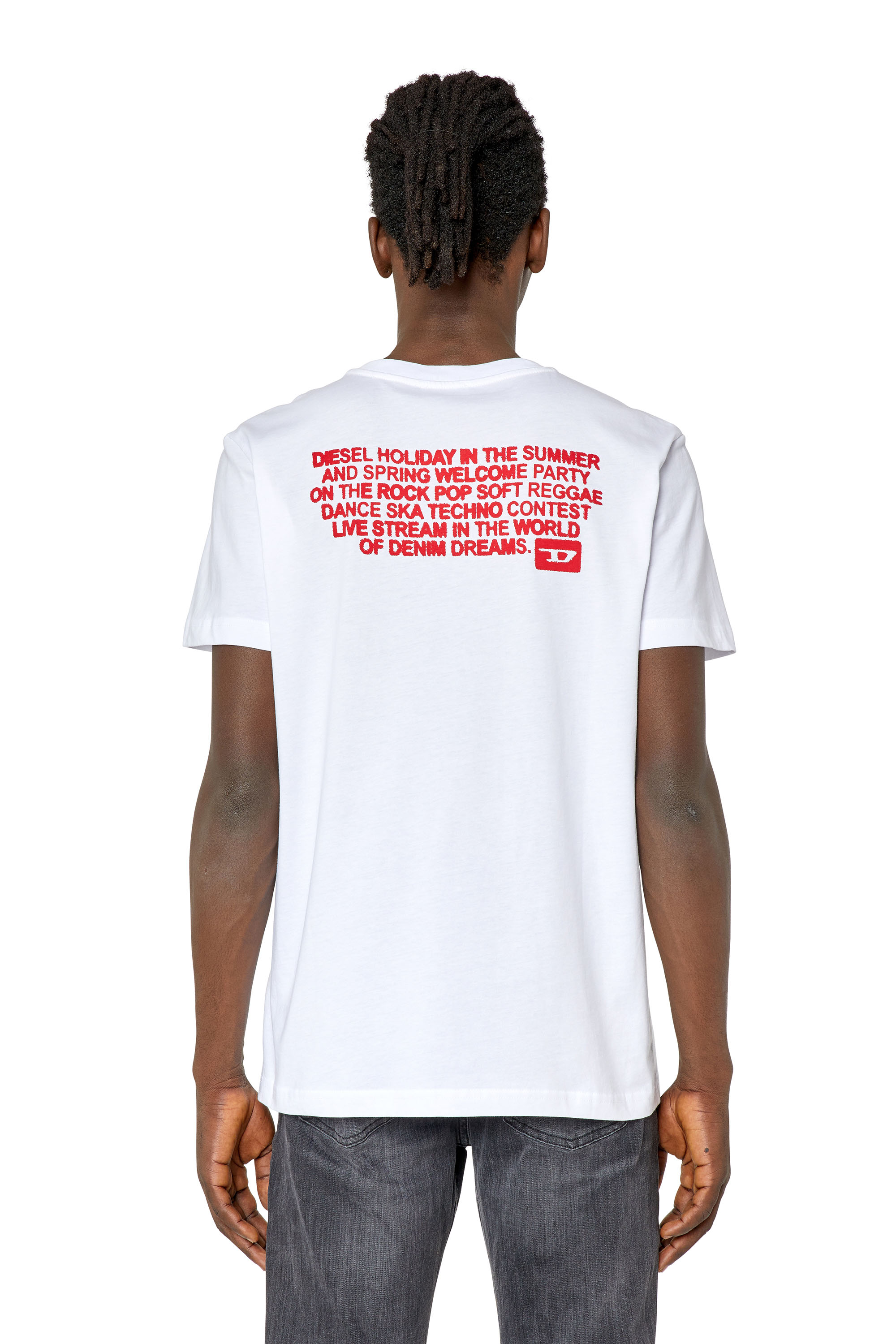 Diesel - T-DIEGOR-K57, Red/White - Image 4