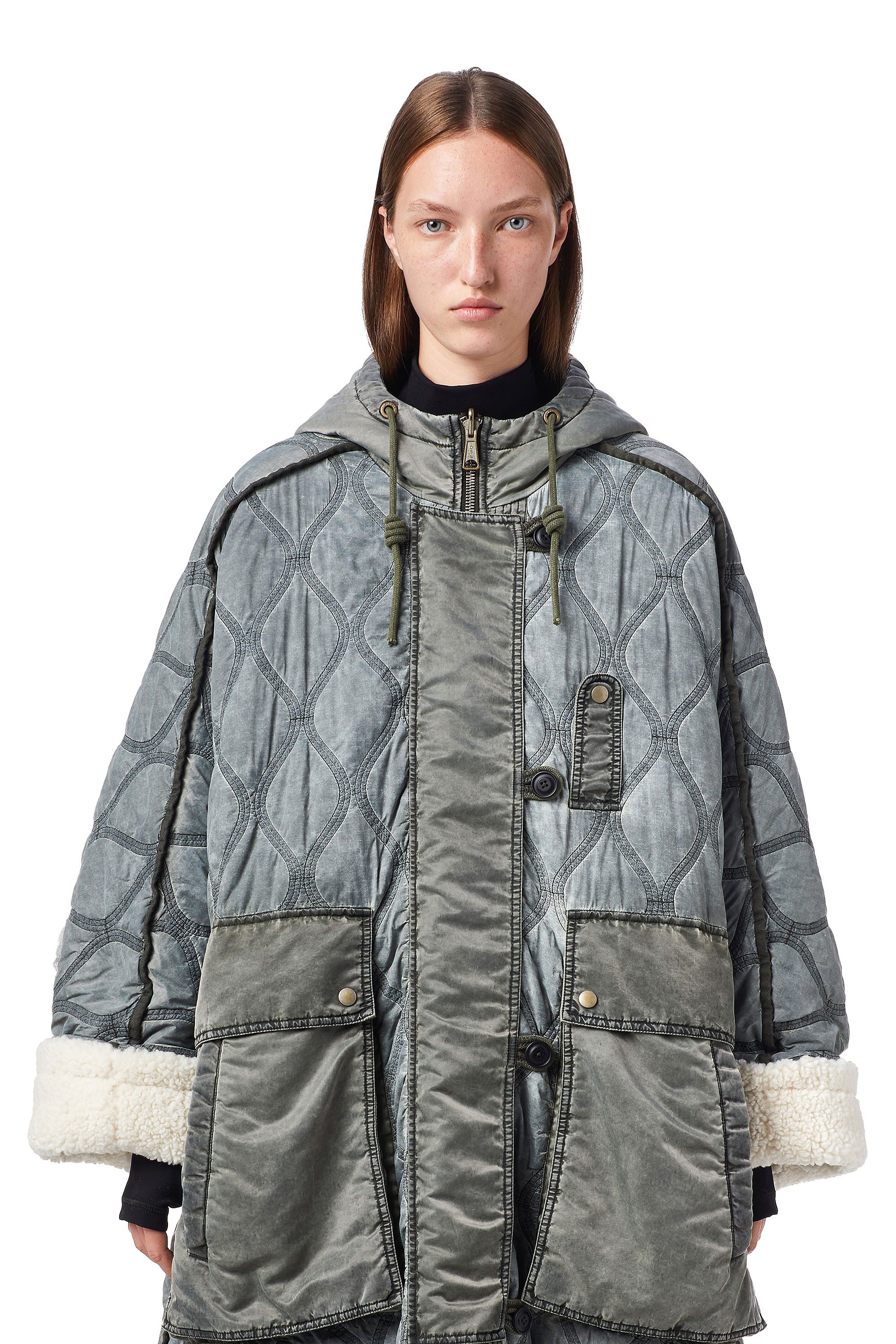 diesel puffer jacket women's