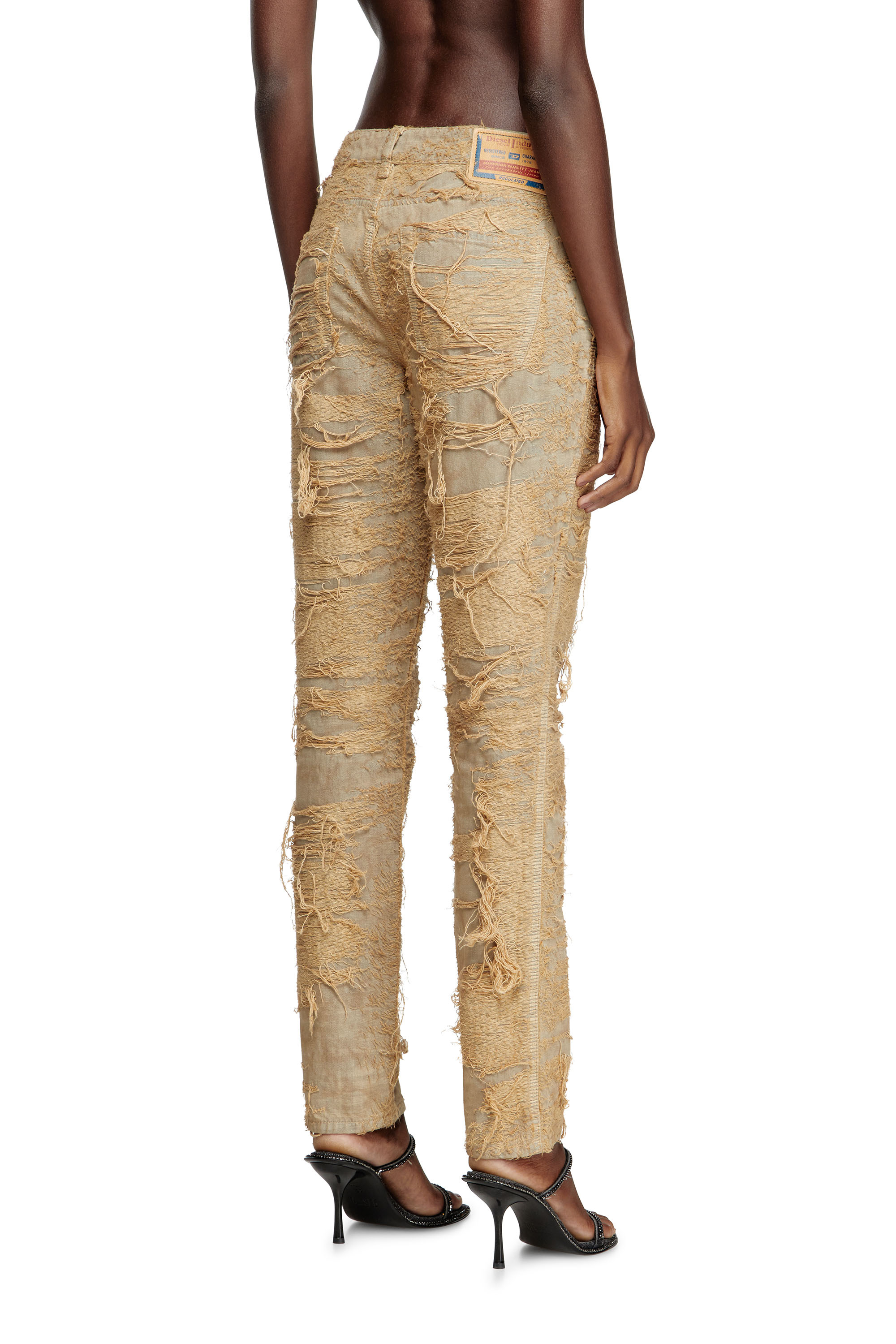 Diesel - Woman's Slim Jeans 1992 D-Jiann 007AZ, Beige - 3