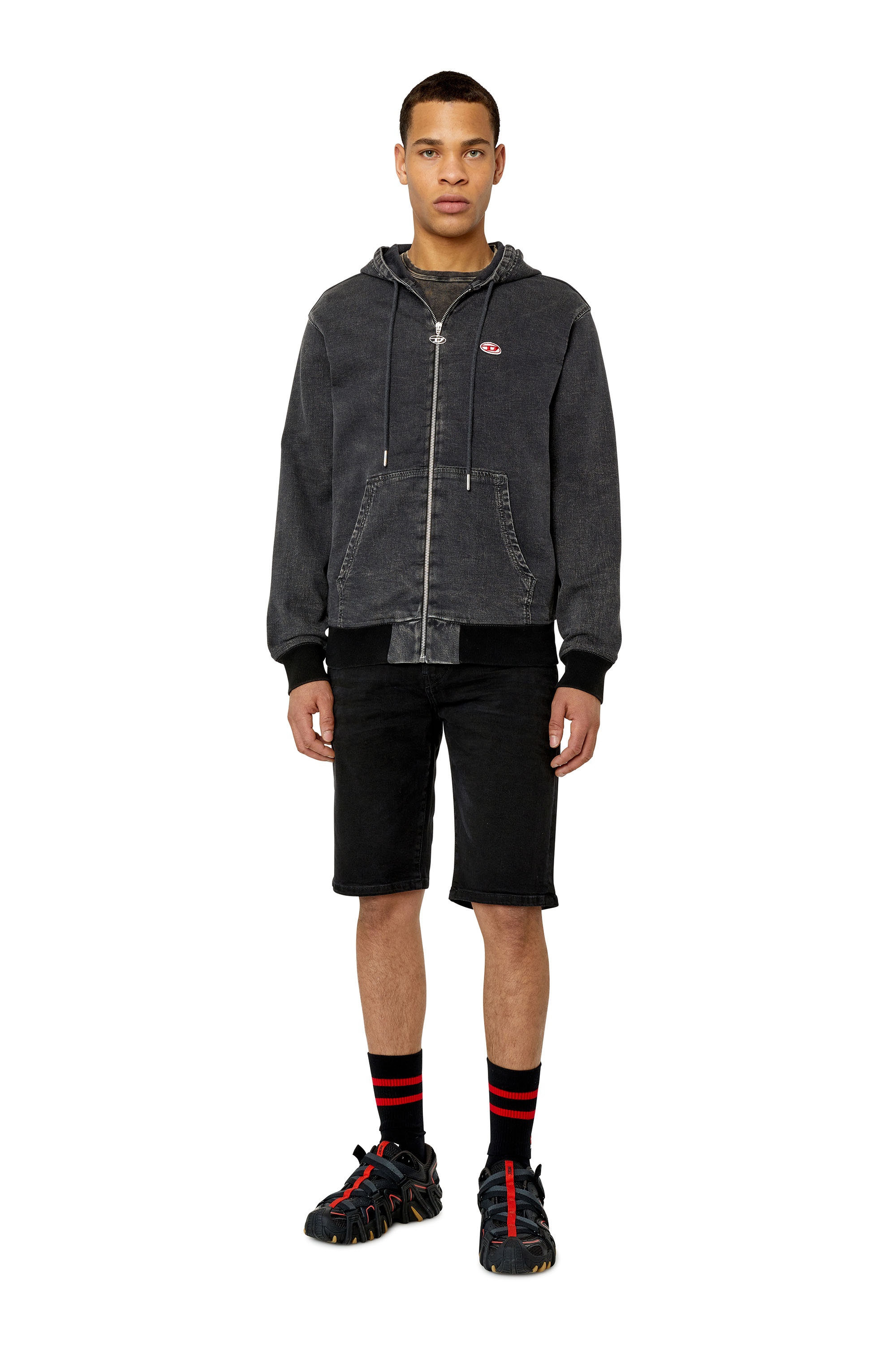 Diesel - SLIM-SHORT, Black/Dark grey - Image 2