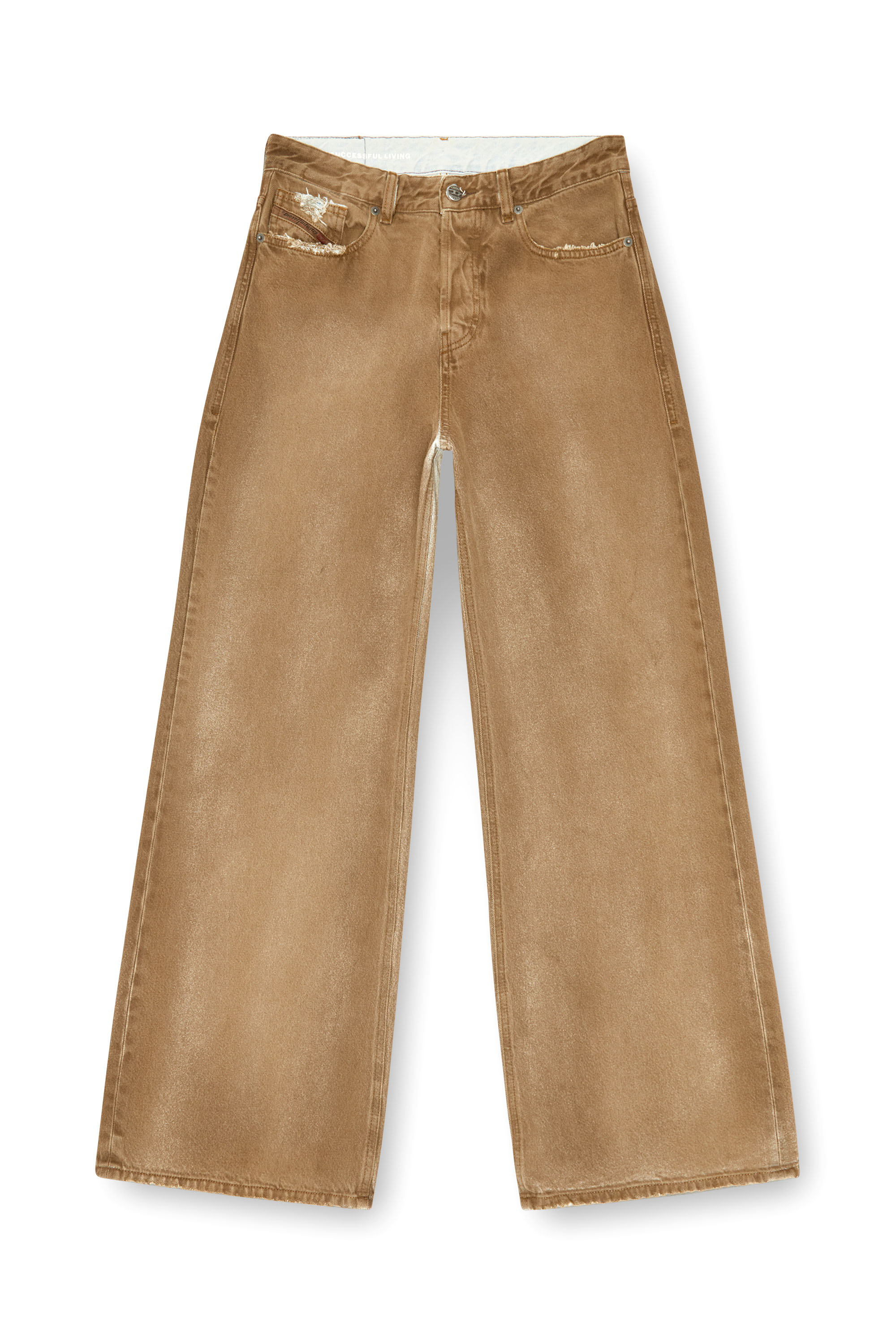 Diesel - Woman's Straight Jeans 1996 D-Sire 09J82, Light Brown - 5