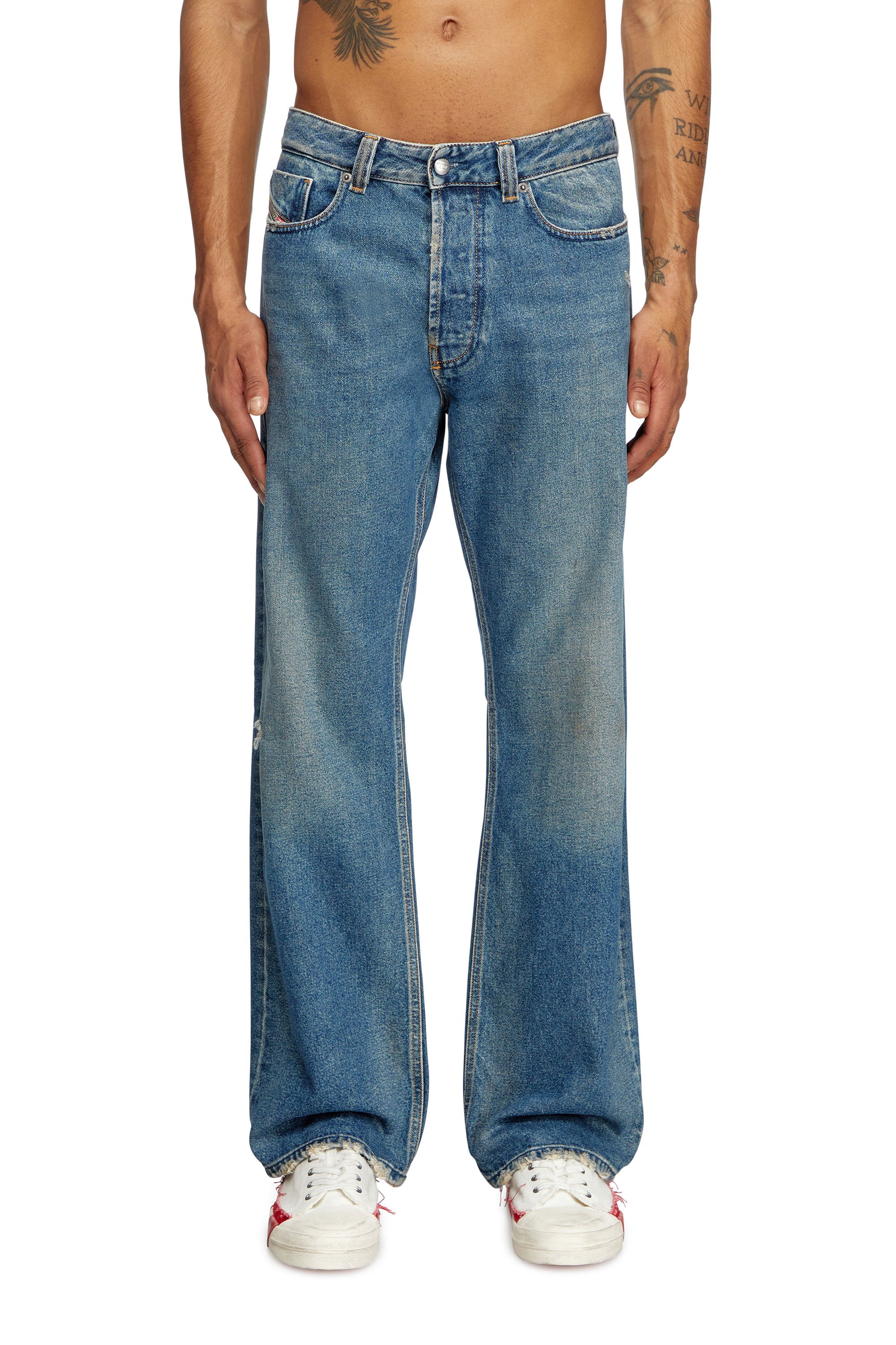 Diesel - Man's Relaxed Jeans 1980 D-Eeper 09J79, Medium blue - 1