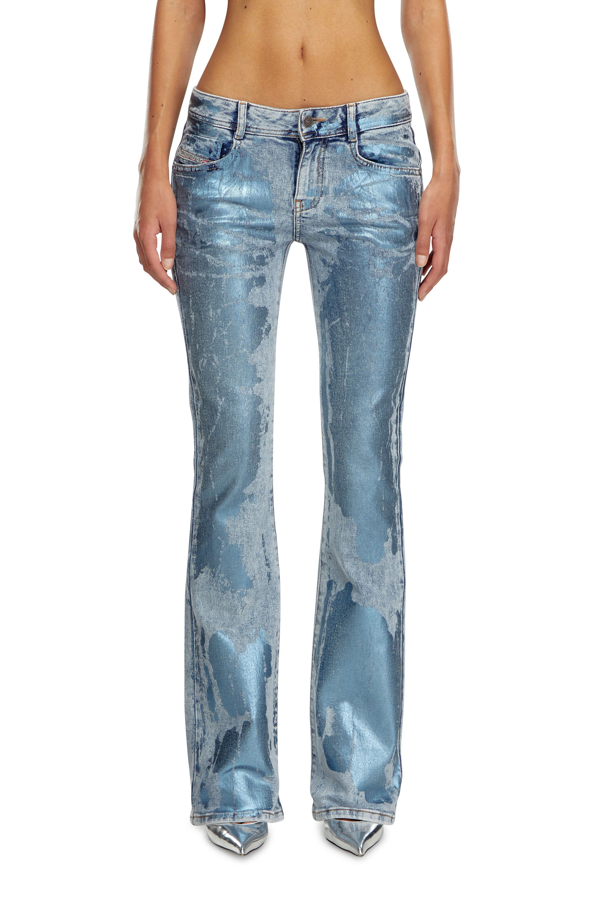 Diesel - Woman Bootcut and Flare Jeans 1969 D-Ebbey 0AJEU, Light Blue - Image 1