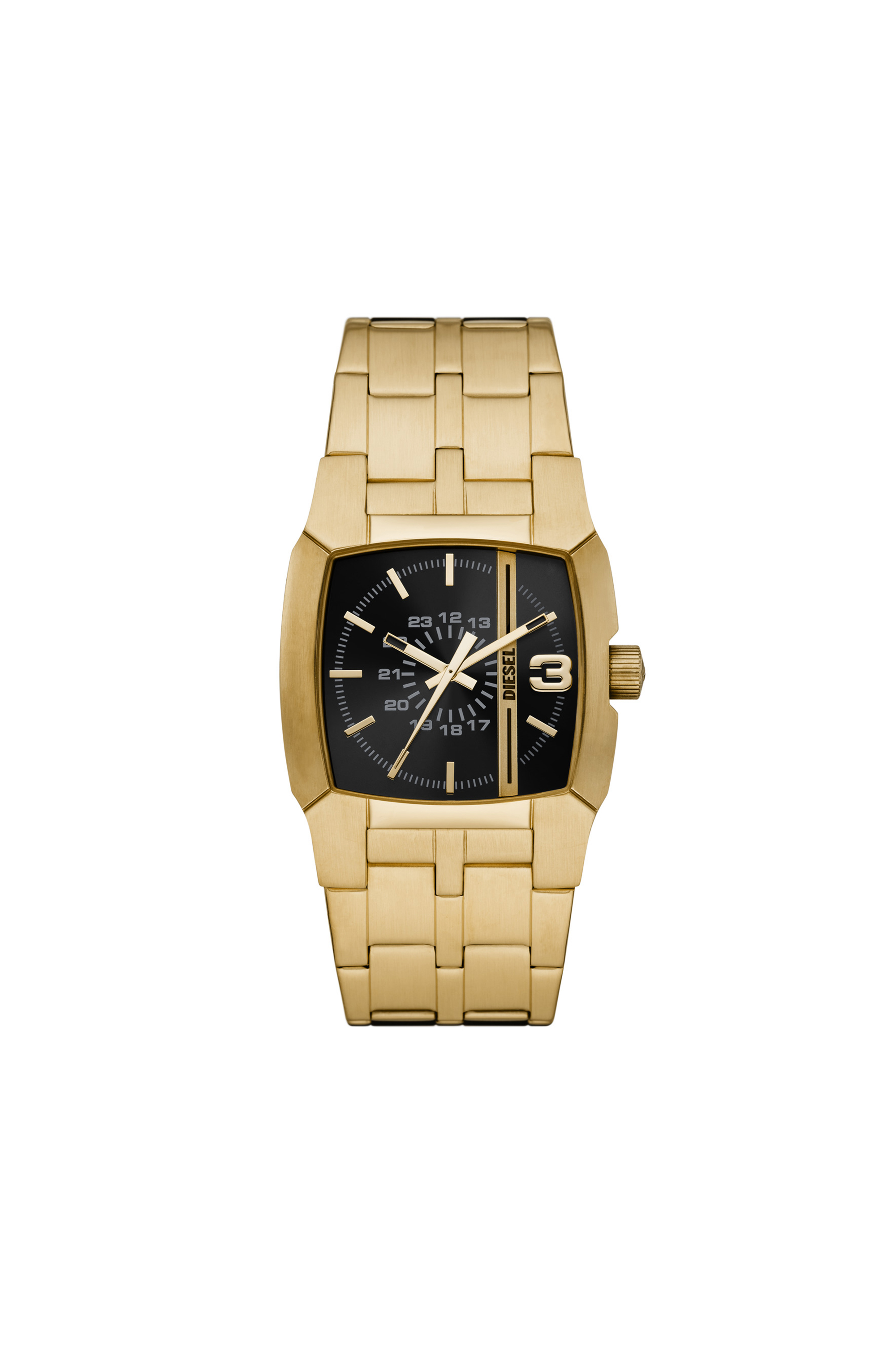 Diesel - DZ2151, Unisex's Cliffhanger Gold-Tone Stainless Steel Watch in Gold - 1