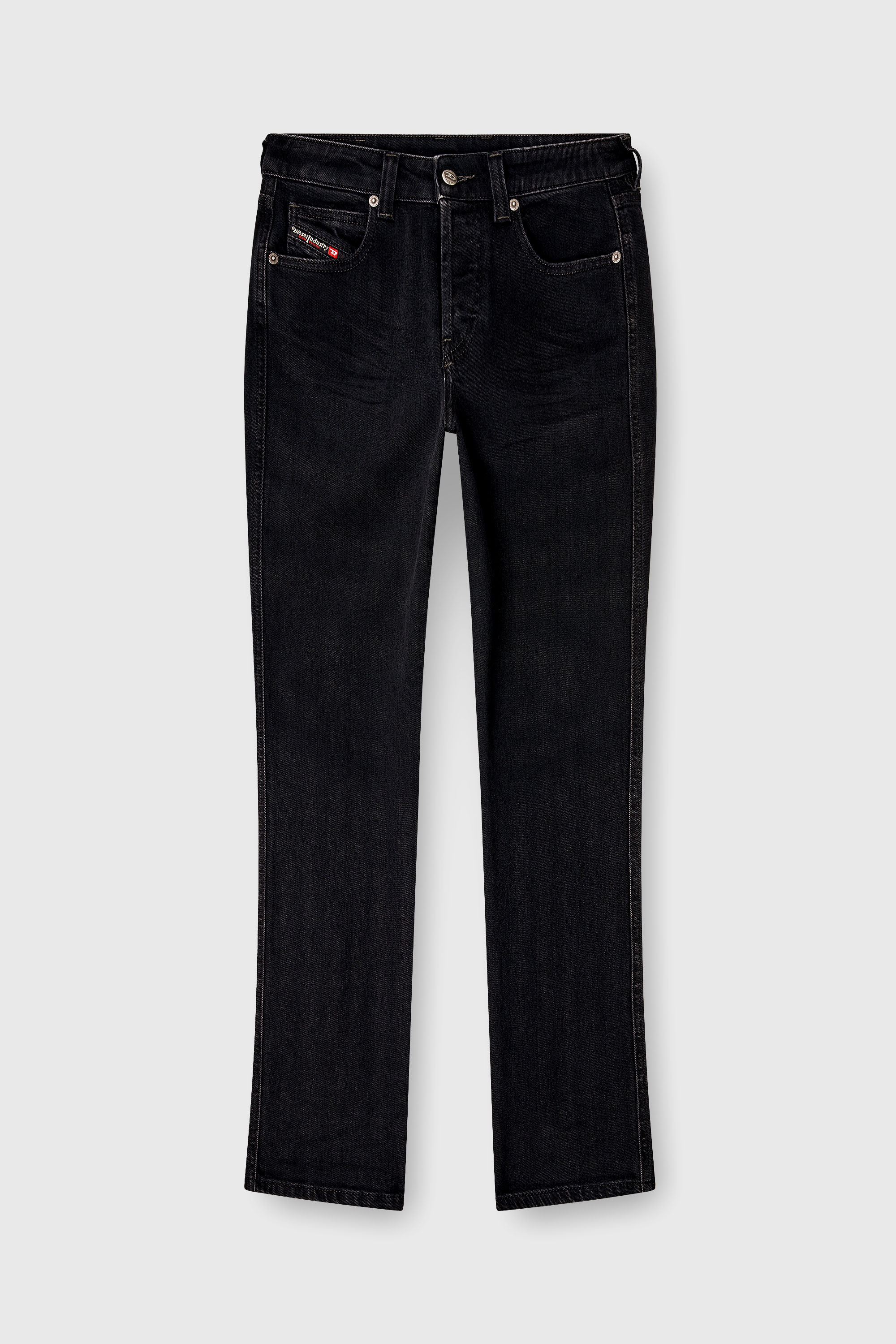 Diesel - Woman's Slim Jeans 1992 D-Jiann 09N89, Black/Dark grey - 2