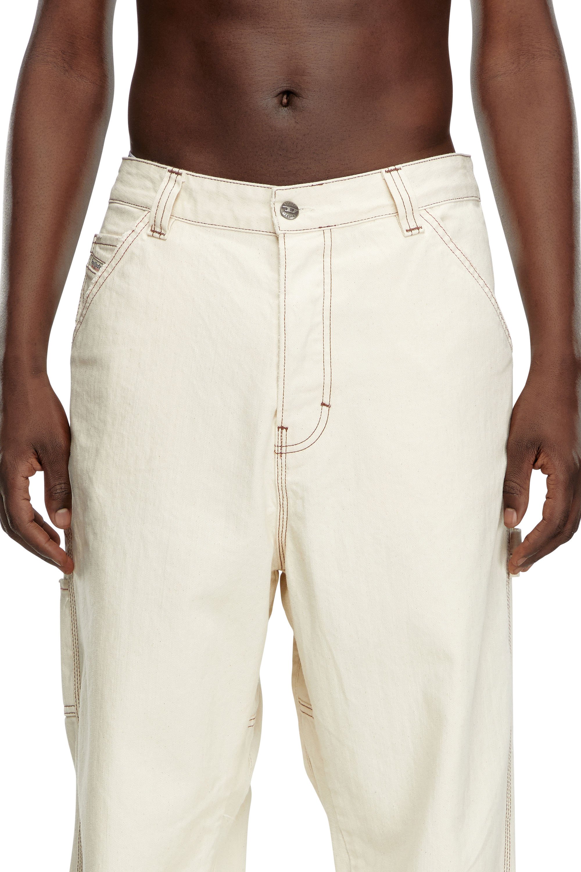 Diesel - Man Straight Jeans D-Livery 0GRDQ, White - Image 5