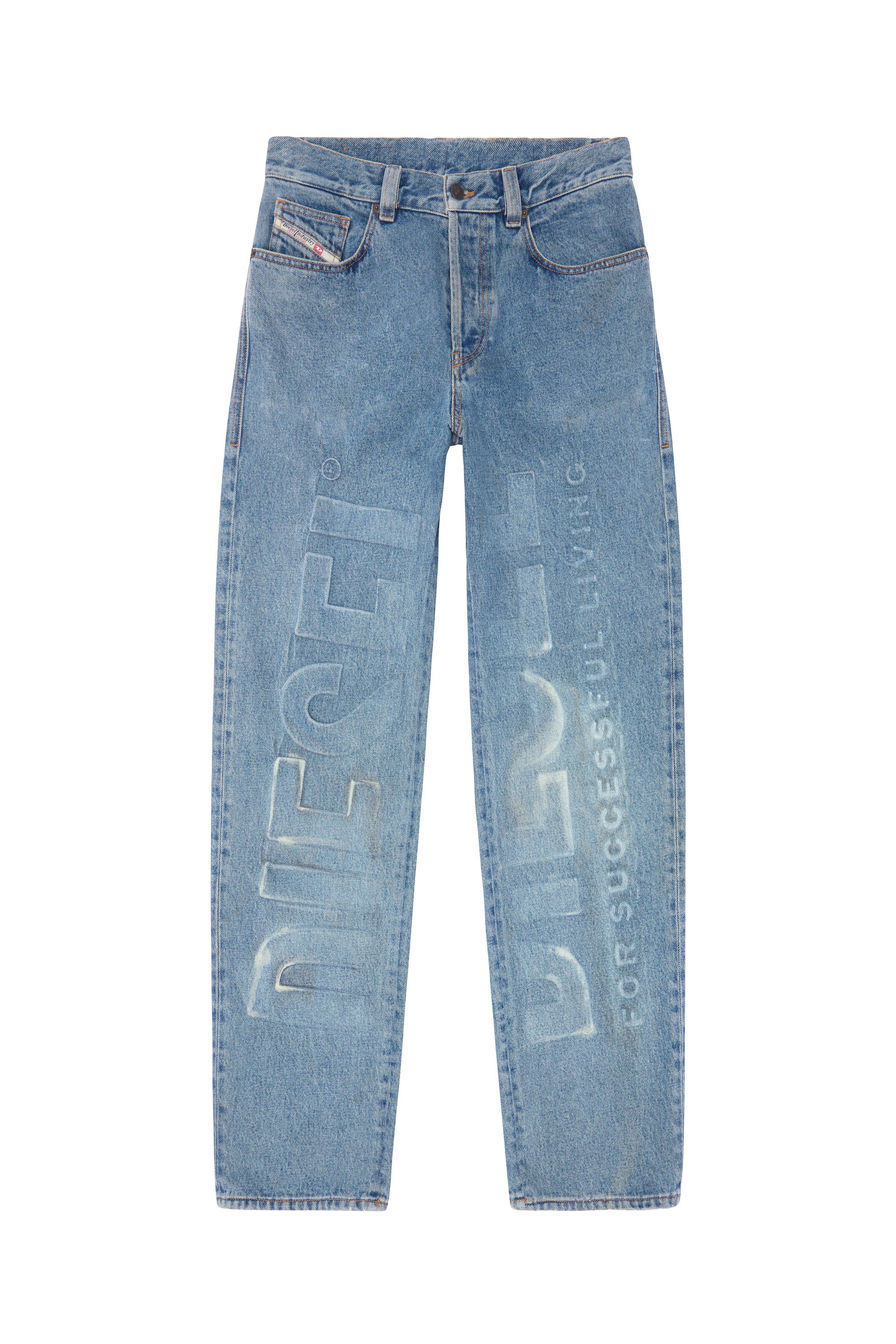 Diesel - 2010 D-Macs 007B9 Straight Jeans, Light Blue - Image 6