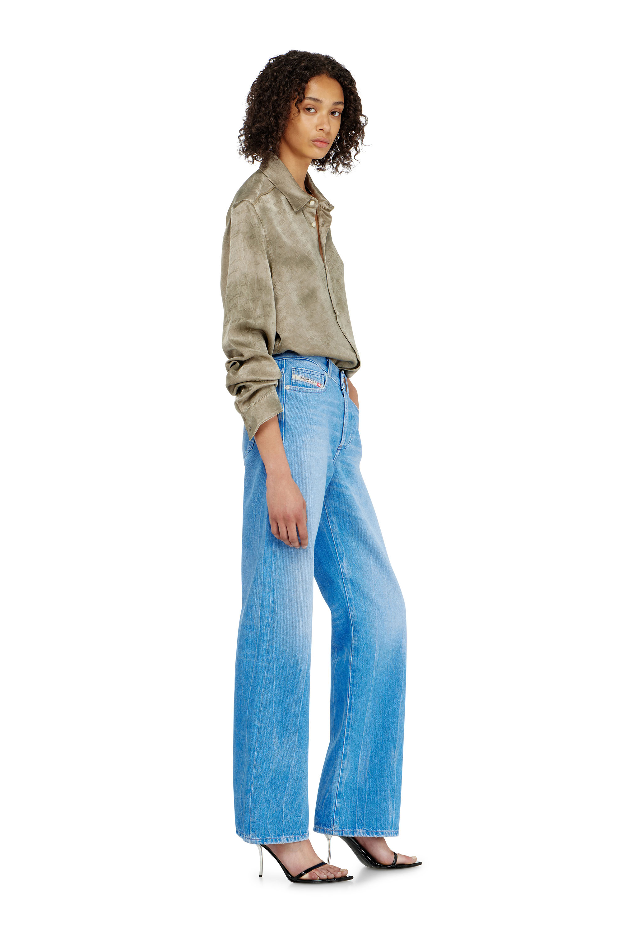 Diesel - Woman's Regular Jeans 1971 D-Sent 09P88, Light Blue - 2