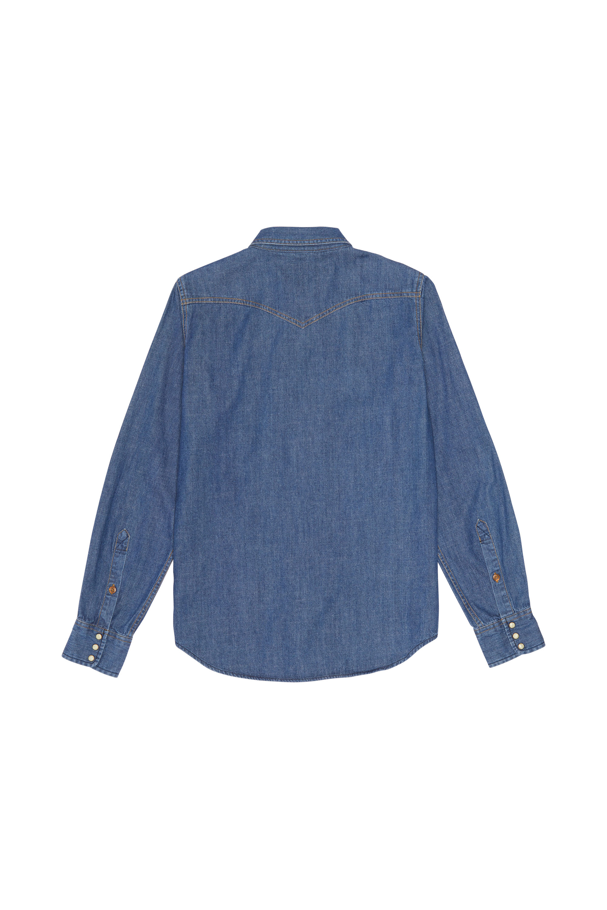 Diesel - SH DENIM SHIRT, Woman's Diesel Woman - Denim Shirts in Medium blue - 2