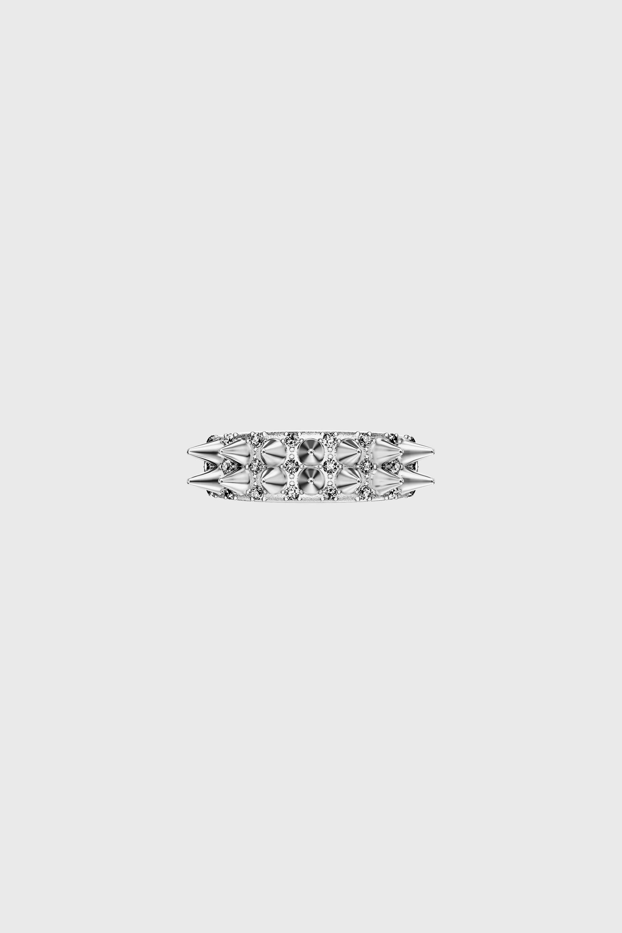 Diesel - DX1723040, Unisex's Stainless Steel Band Ring in Silver - 3