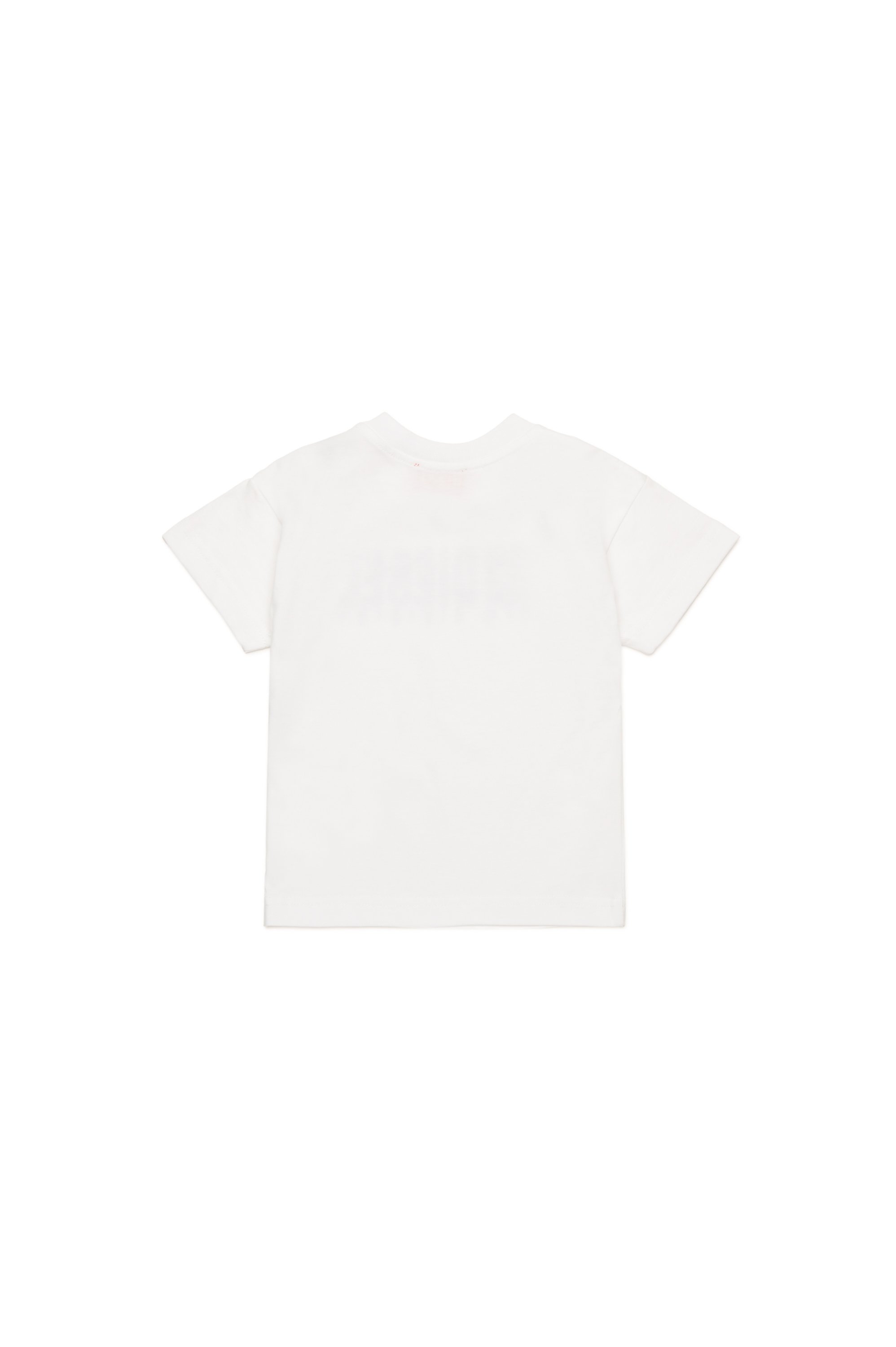 Diesel - TDIEGORL6MAB, Unisex's T-shirt with smudged logo in White - 2