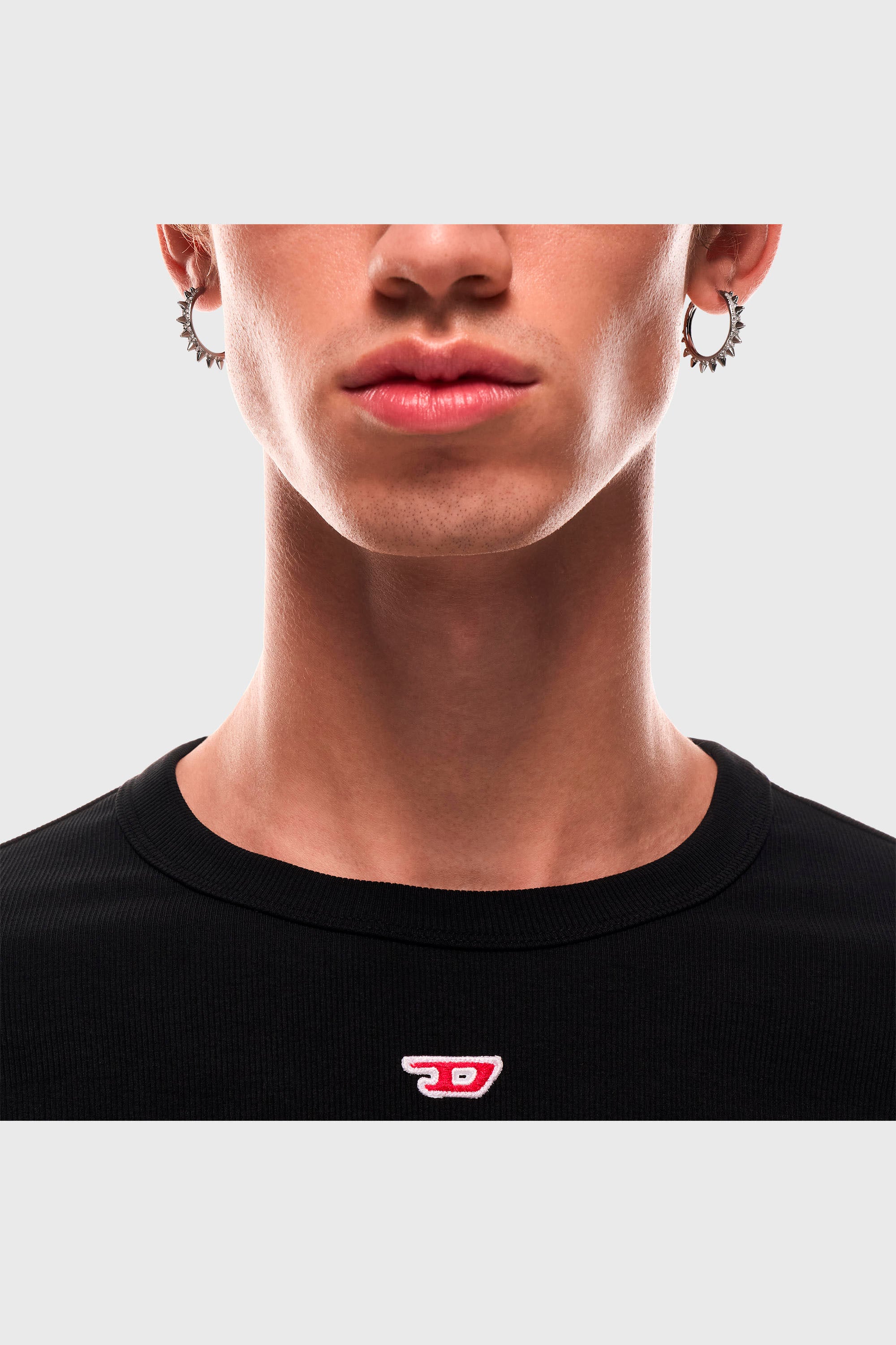 Diesel - DX1722040, Unisex's Stainless Steel Hoop Earrings in Silver - 4