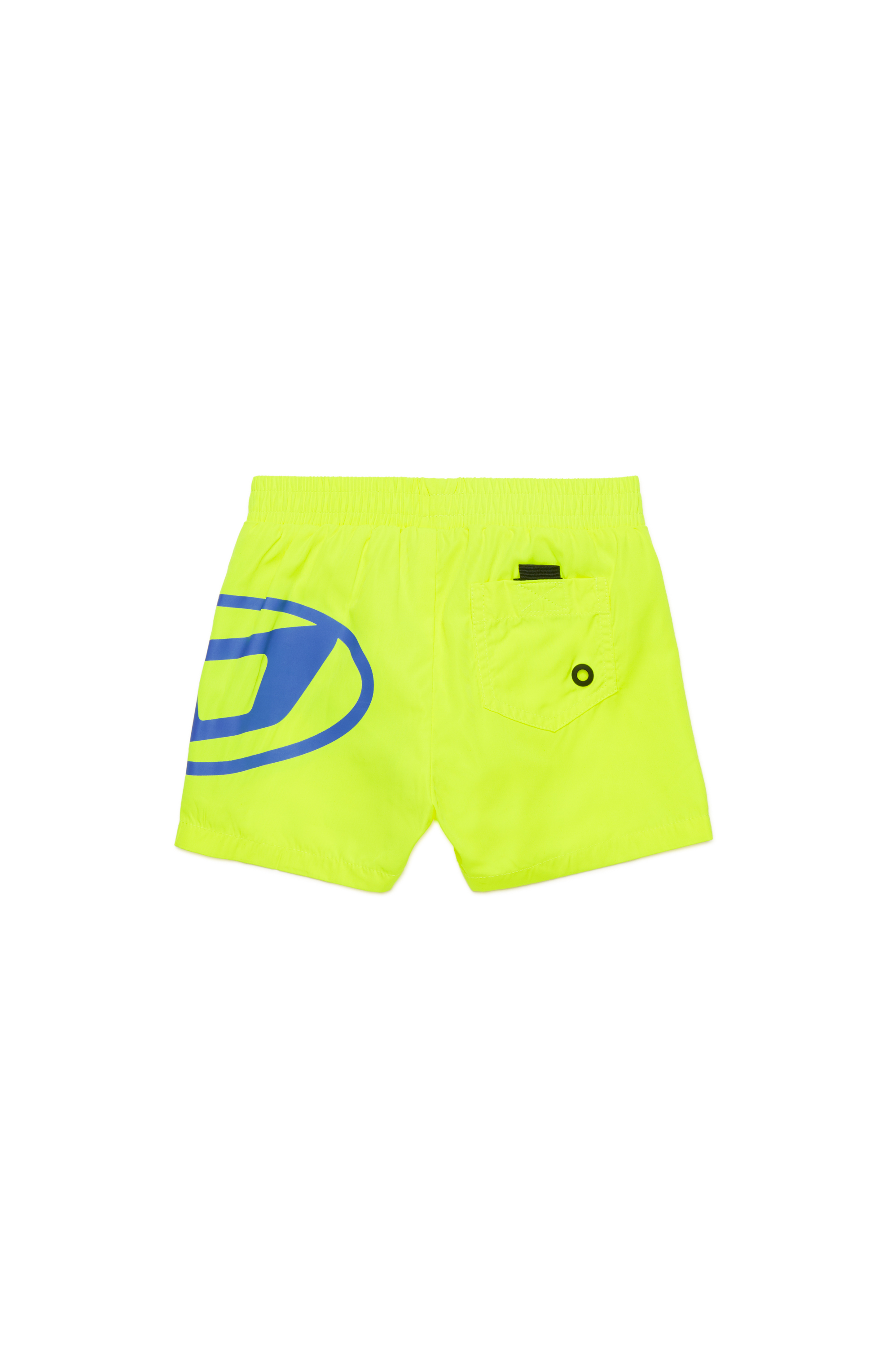 Diesel - MRULB, Man's Swim shorts with Oval D print in Yellow Fluo - 2