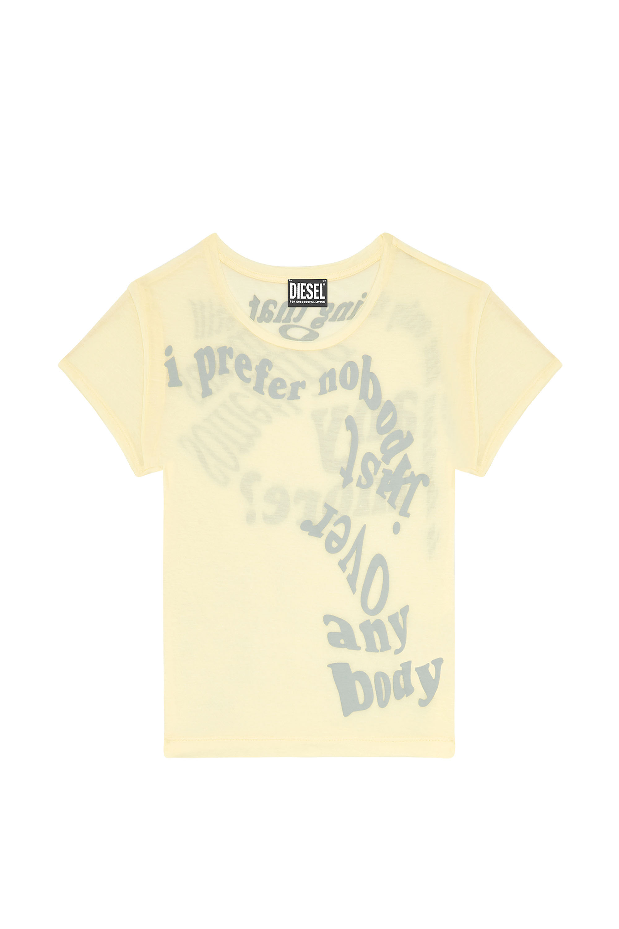 Diesel - T-UNCUTIE-RAW, Yellow - Image 3