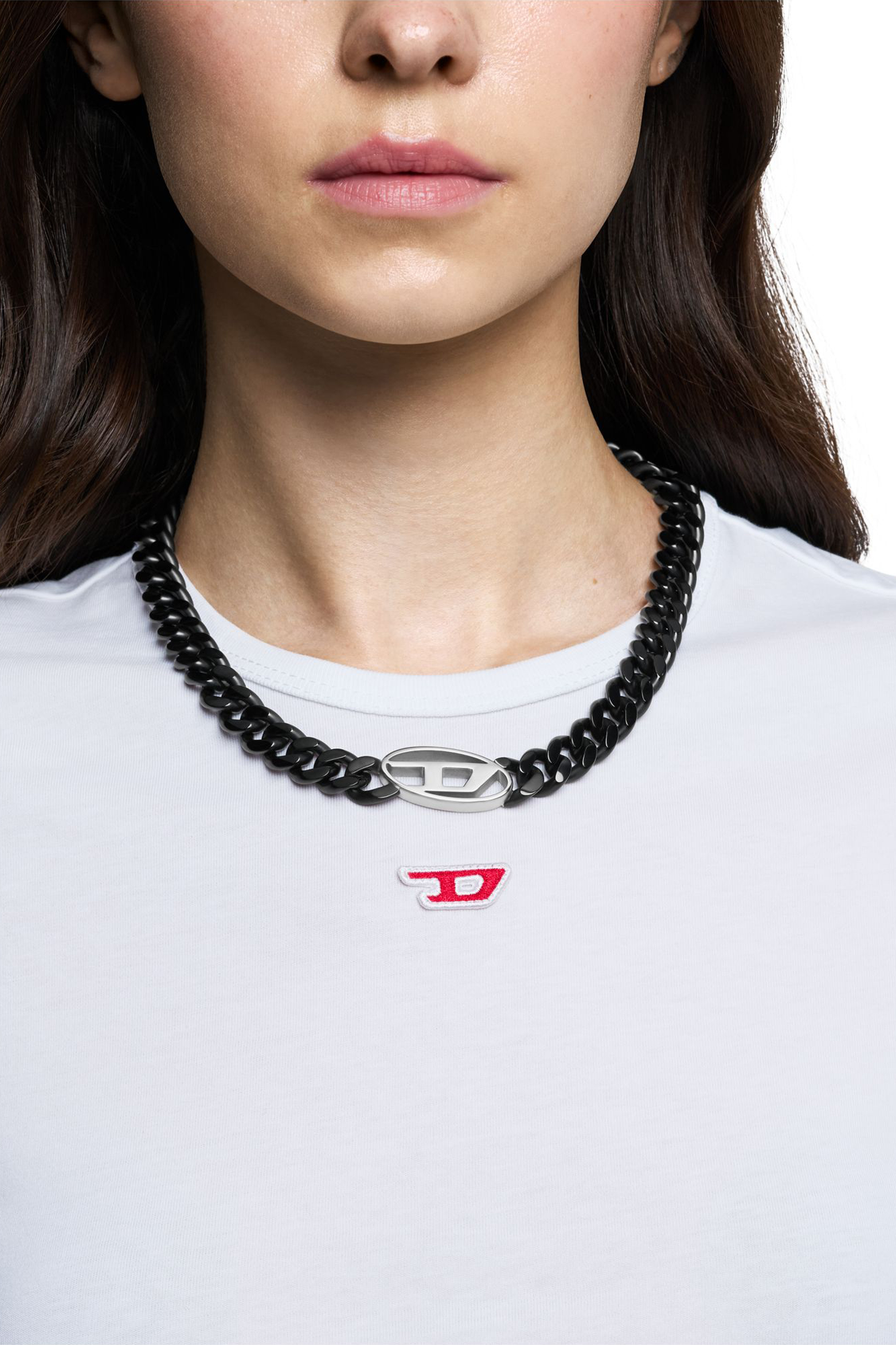 Diesel - DX1610931, Unisex's Stainless Steel Chain Necklace in Black - 3