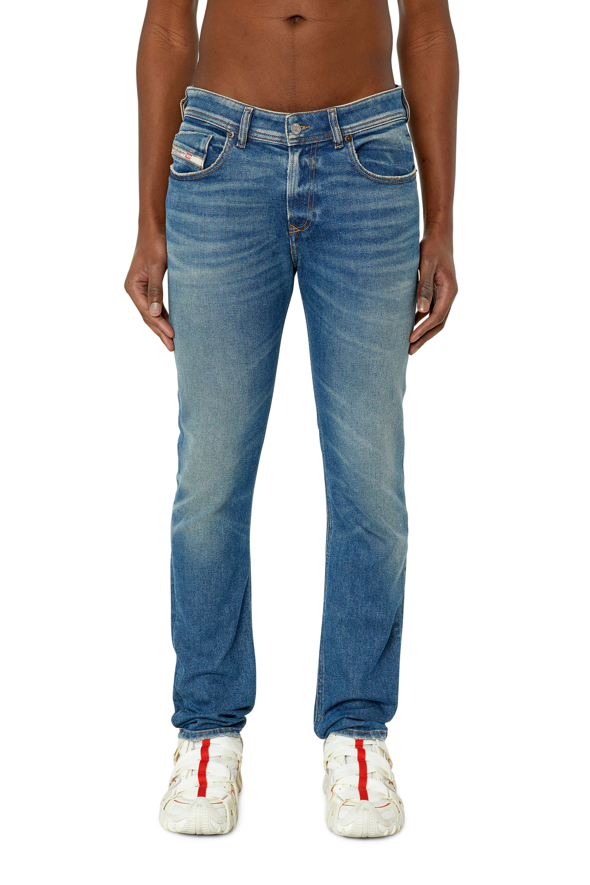 Diesel - 1979 Sleenker 09E88 Skinny Jeans, Medium blue - Image 1