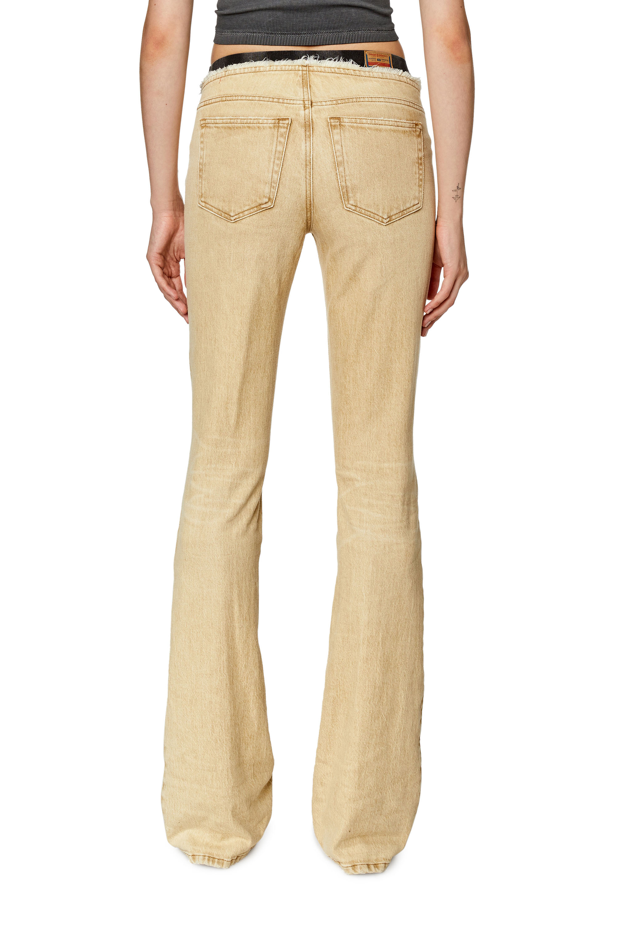 Diesel - Bootcut and Flare Jeans 1969 D-Ebbey 09G94, Light Brown - Image 3