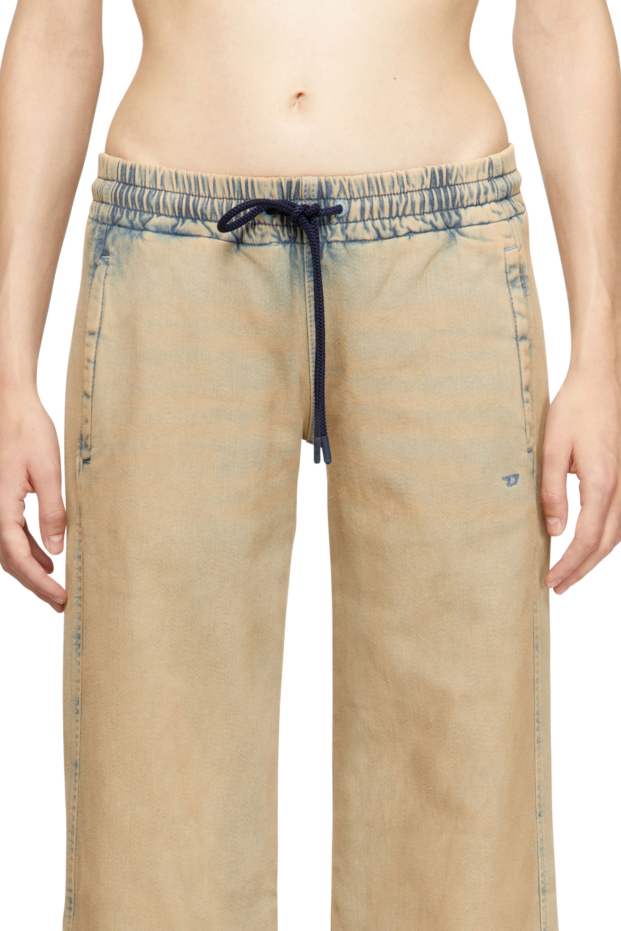 Diesel - Woman's Relaxed 2078 D-Ainty Joggjeans&reg; 09M33, Blue/Beige - 4