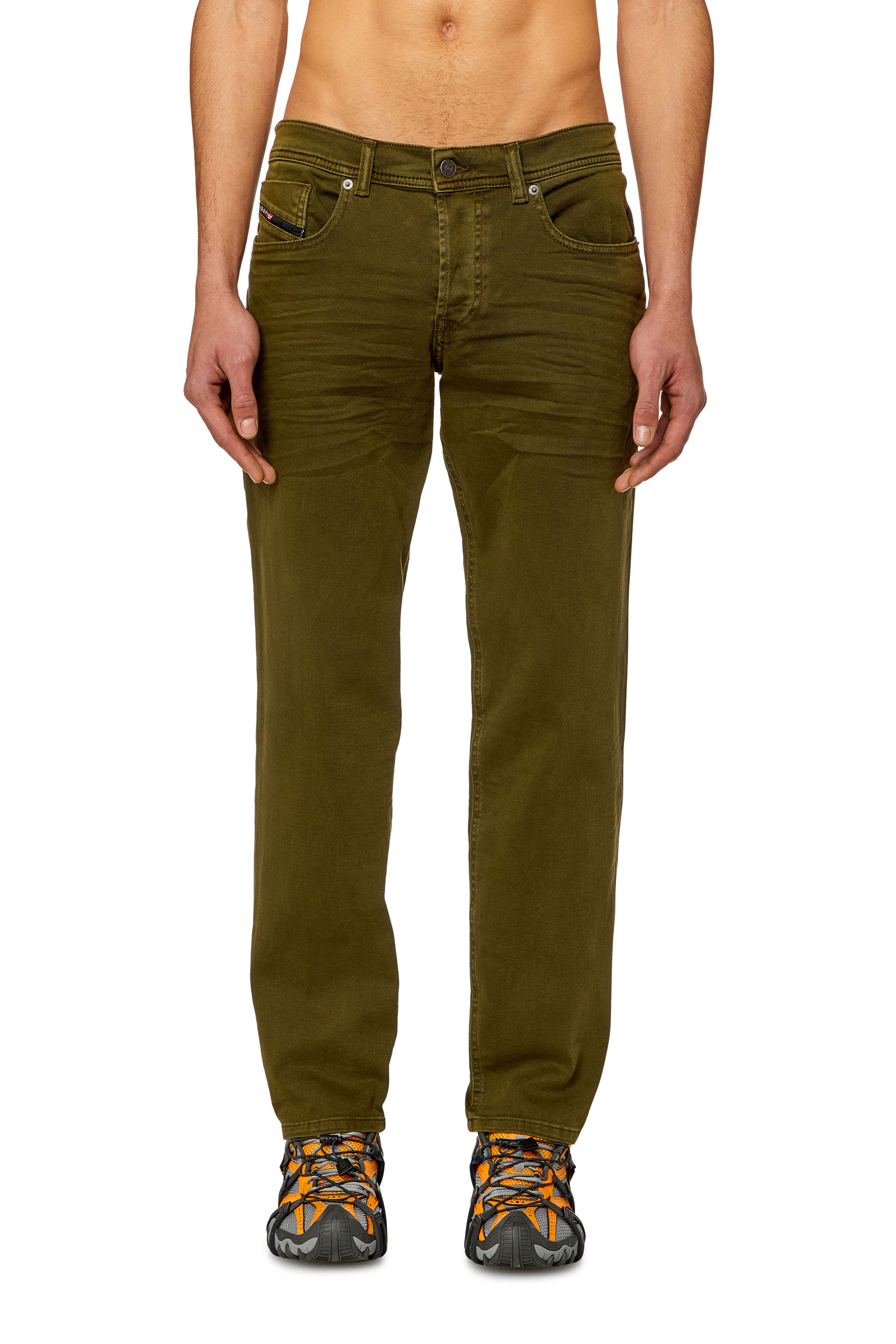 Diesel - Tapered Jeans 2023 D-Finitive 0QWTY, Military Green - Image 2