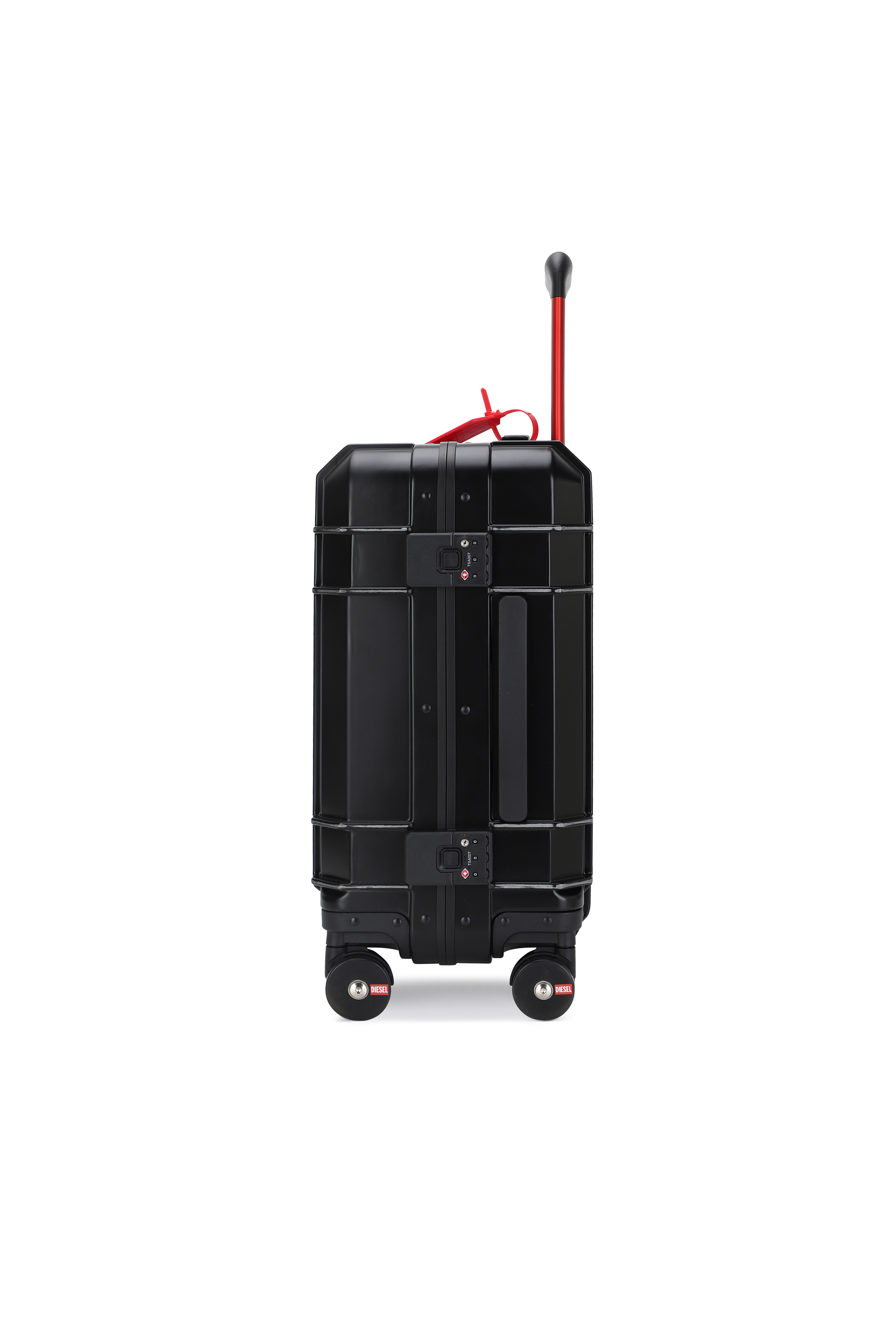 Diesel - DIESEL PC STRONG IMAGE TROLLEY- DSL003, Unisex's Rugged suitcase size S in Black - 3