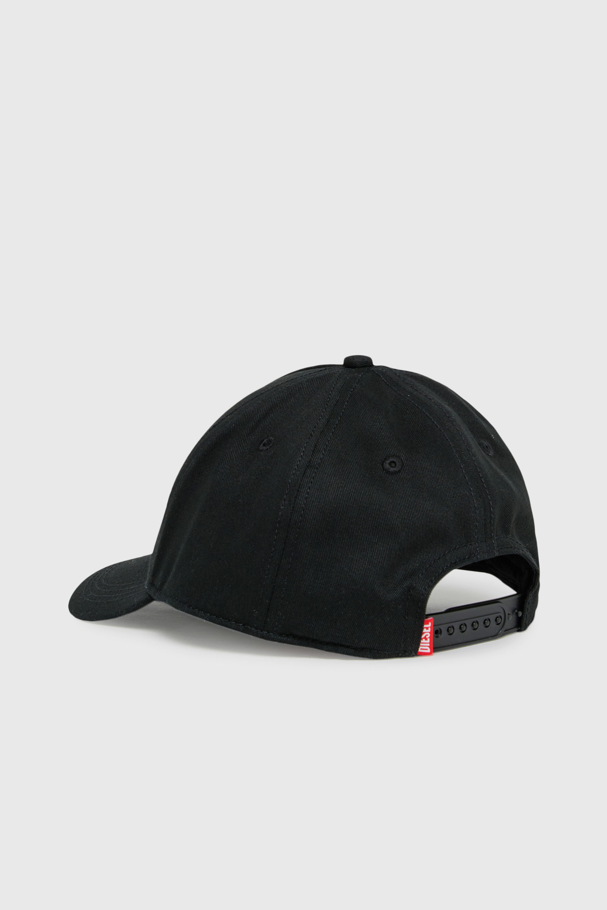 Diesel - FLIMO, Man's Baseball cap with Oval D logo print in Black - 2