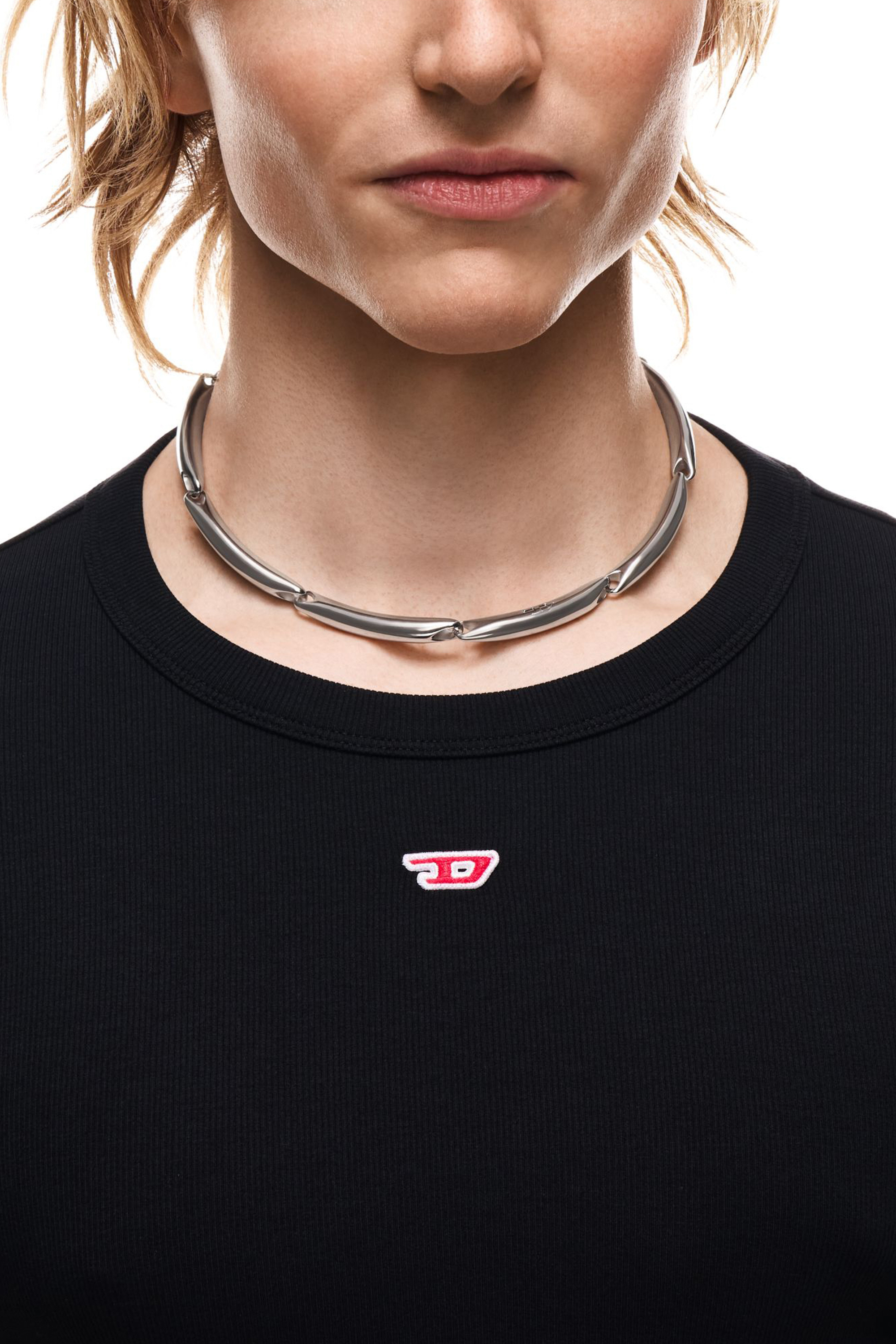 Diesel - DX1697040 JEWELLERY, Unisex's Stainless steel chain necklace in Silver - 4